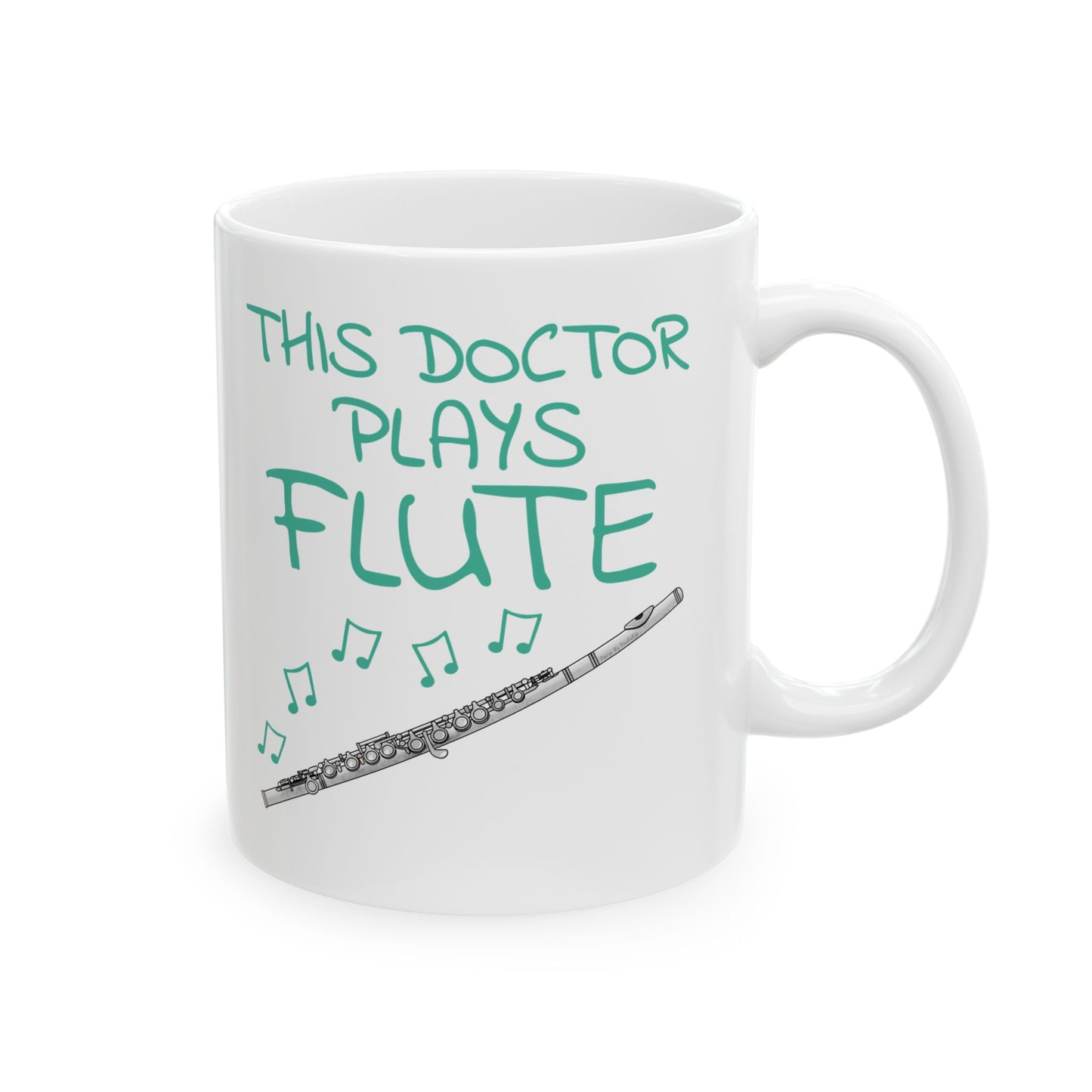 Doctor Flute Mug - This Doctor Plays Flute - Flutist Gift For Doctor (USA)