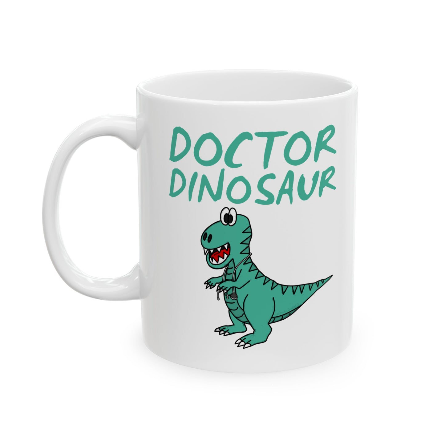 Doctor Dinosaur Mug - T-Rex Doctor Mug - Funny Gift For Doctor (USA)