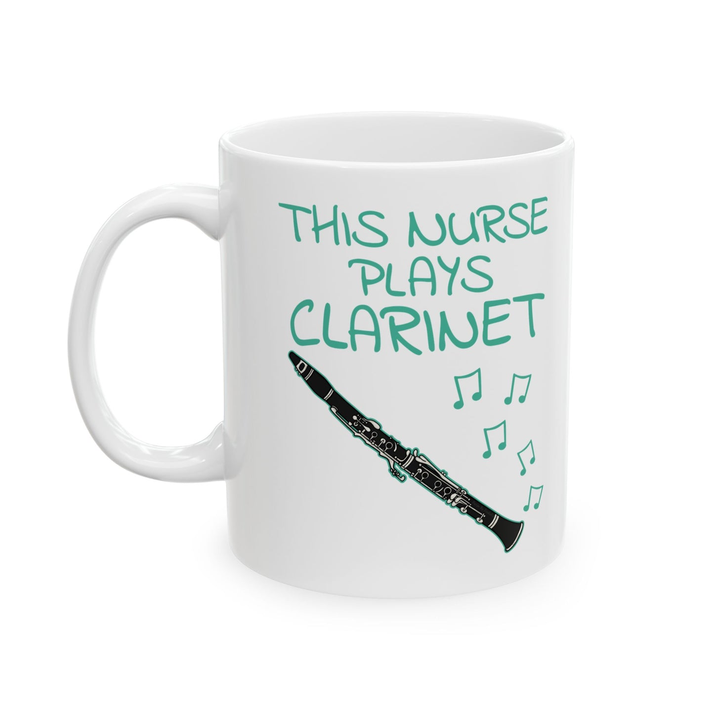 Nurse Clarinet Mug - This Nurse Plays Clarinet - Clarinetist Gift For Nurse (USA)