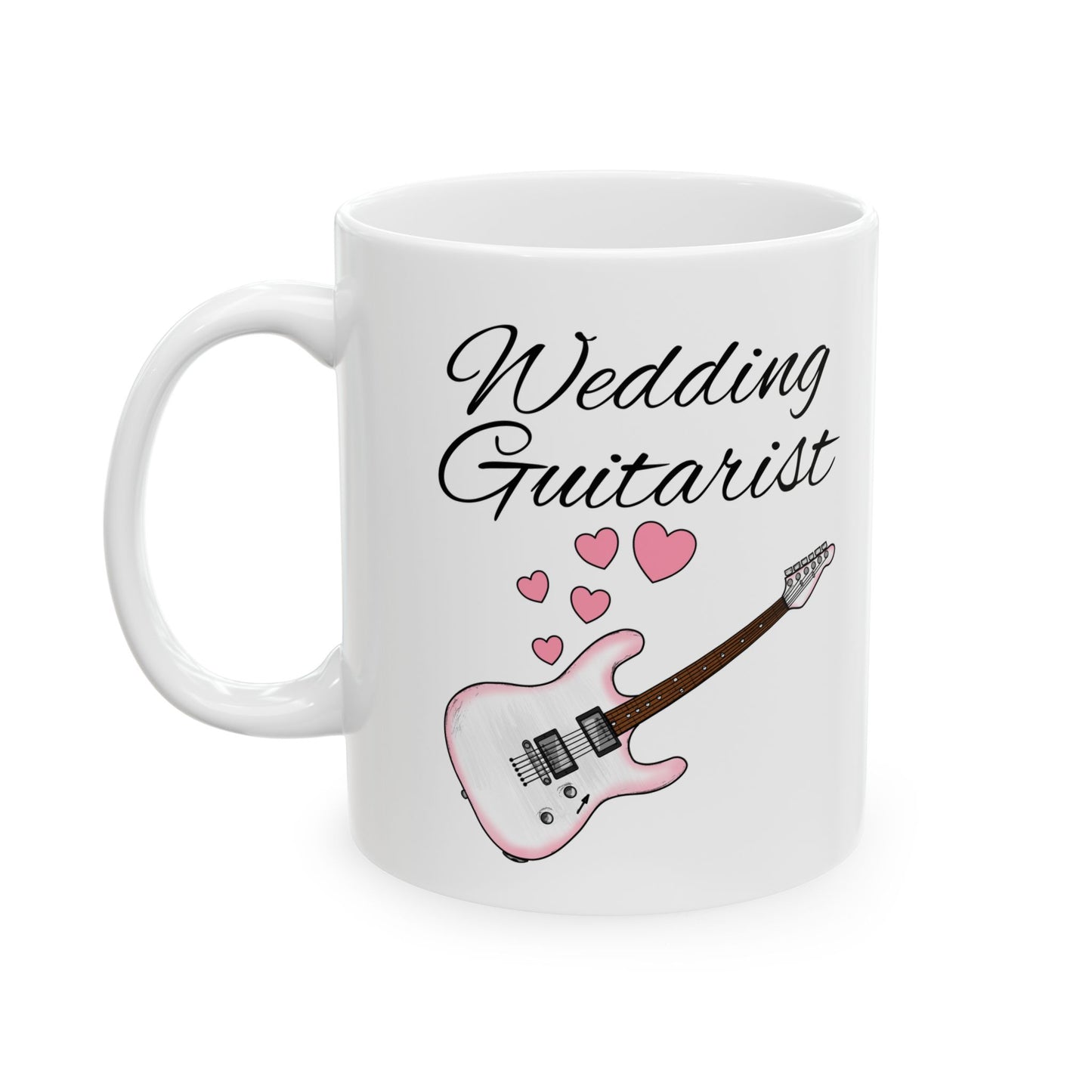 Wedding Guitarist Mug - Electric Guitar Wedding Mug - Wedding Musician Gift (USA)