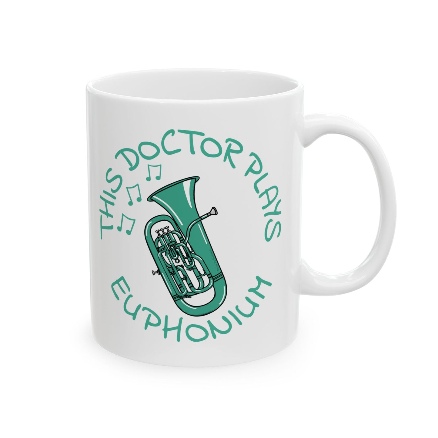 Doctor Euphonium Mug - This Doctor Plays Euphonium - Brass Musician Gift For Doctor (USA)