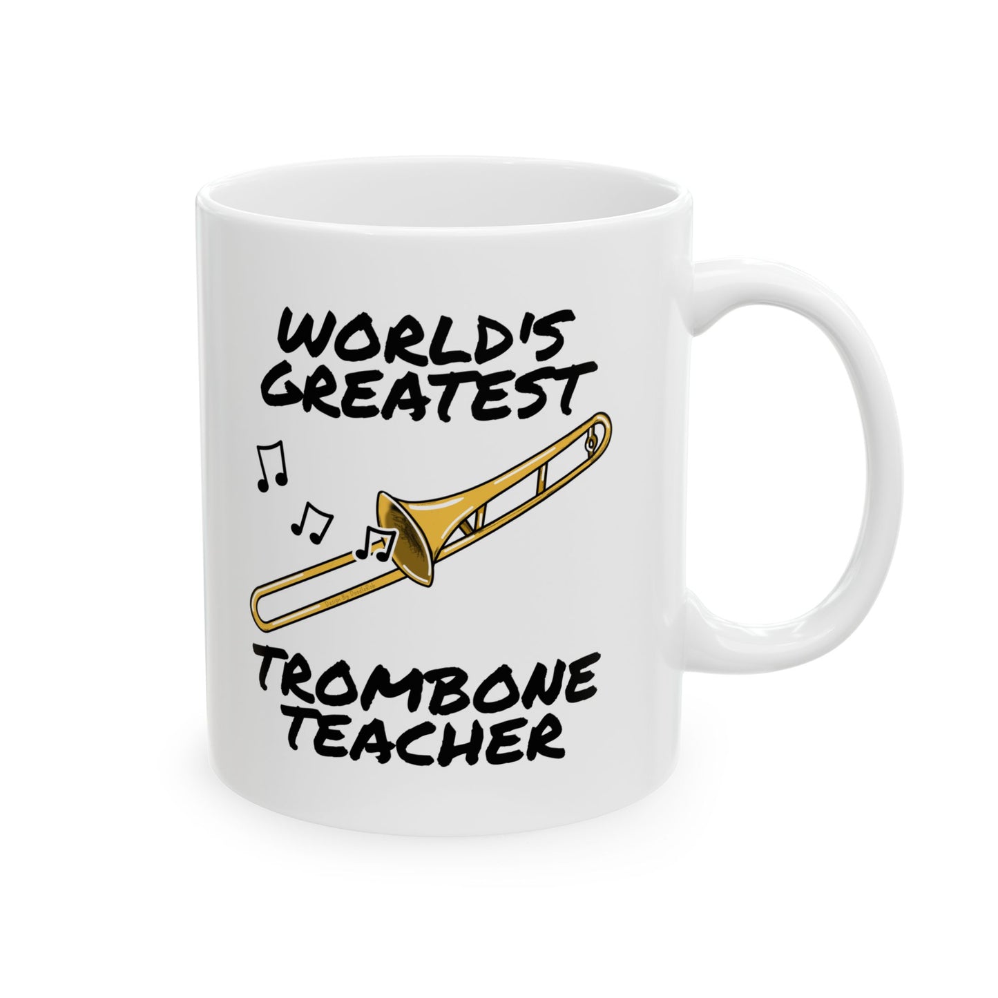Trombone Teacher Mug - World's Greatest Trombone Teacher - Brass Teacher Gift (USA)