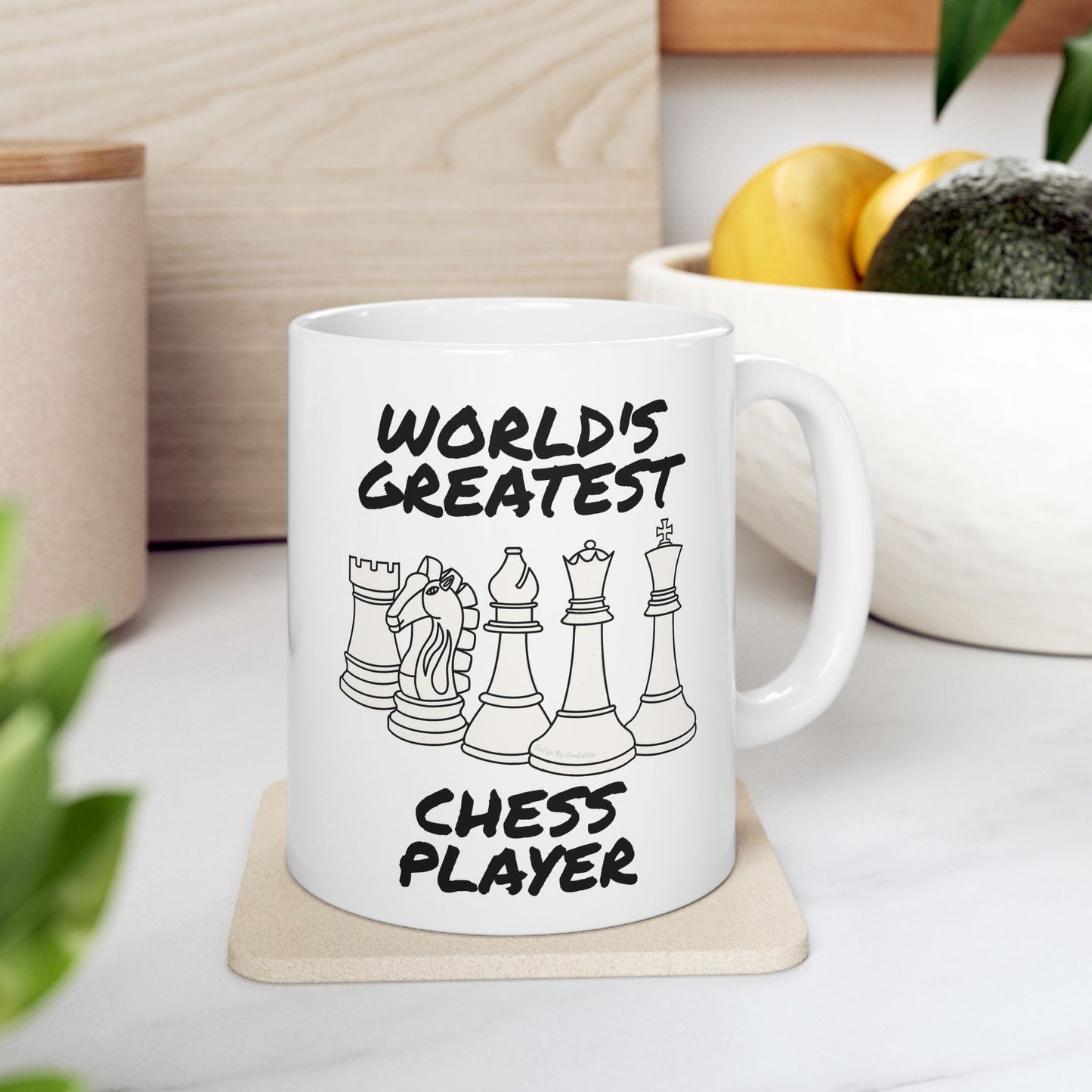 Chess Player Mug - World's Greatest Chess Player - Funny Chess Gift (USA)