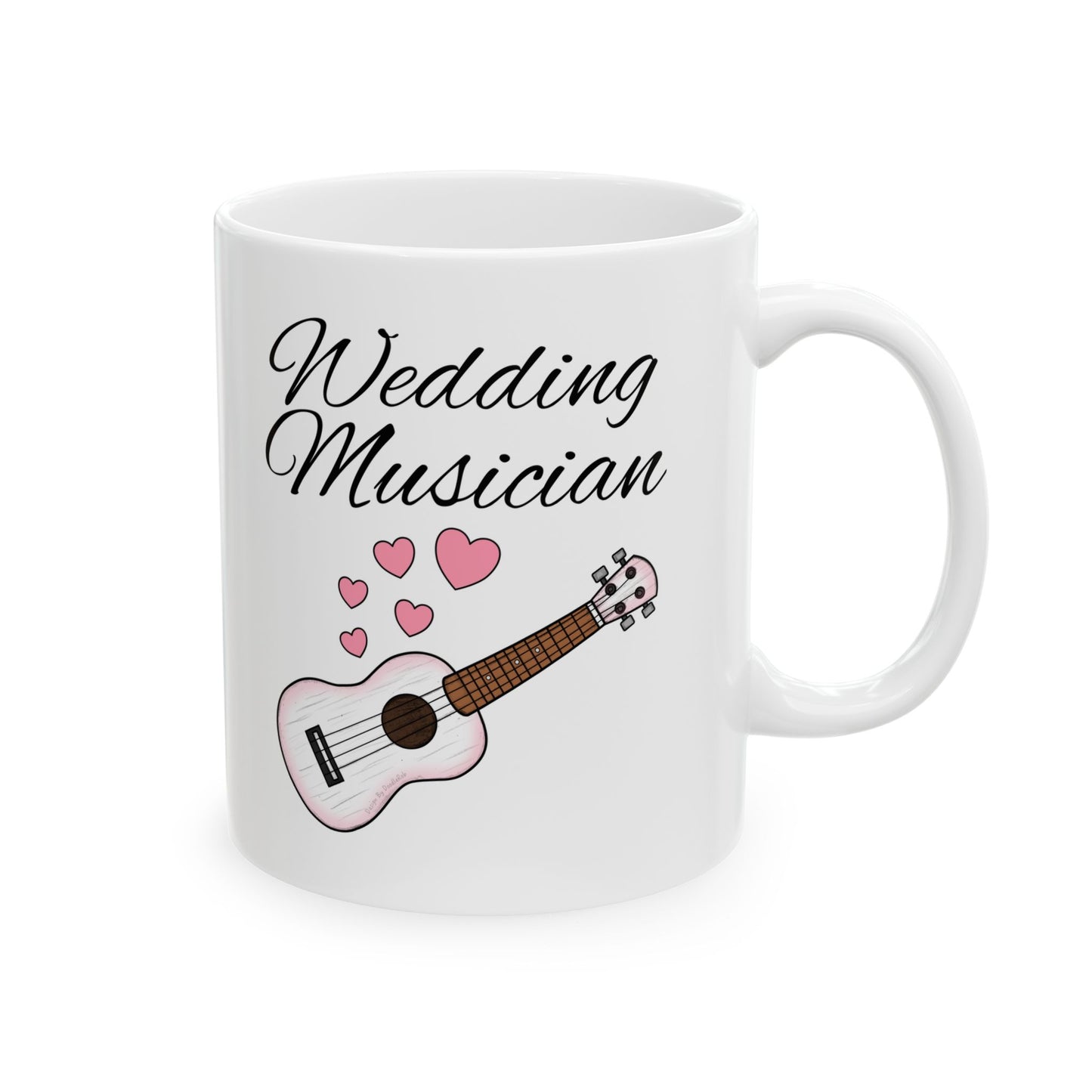 Wedding Ukulele Player Mug - Wedding Musician Gift (USA)
