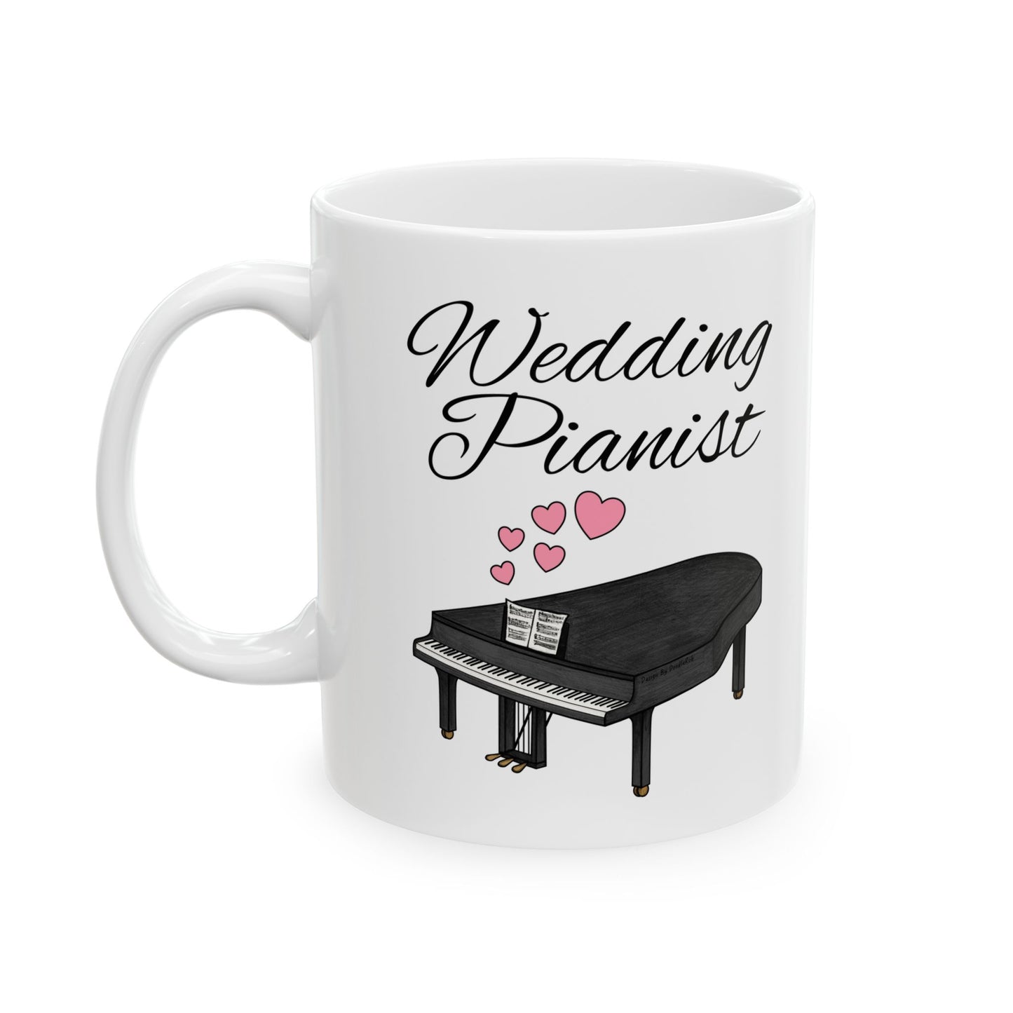 Wedding Pianist Mug - Grand Piano Wedding Mug - Wedding Musician Gift (USA)