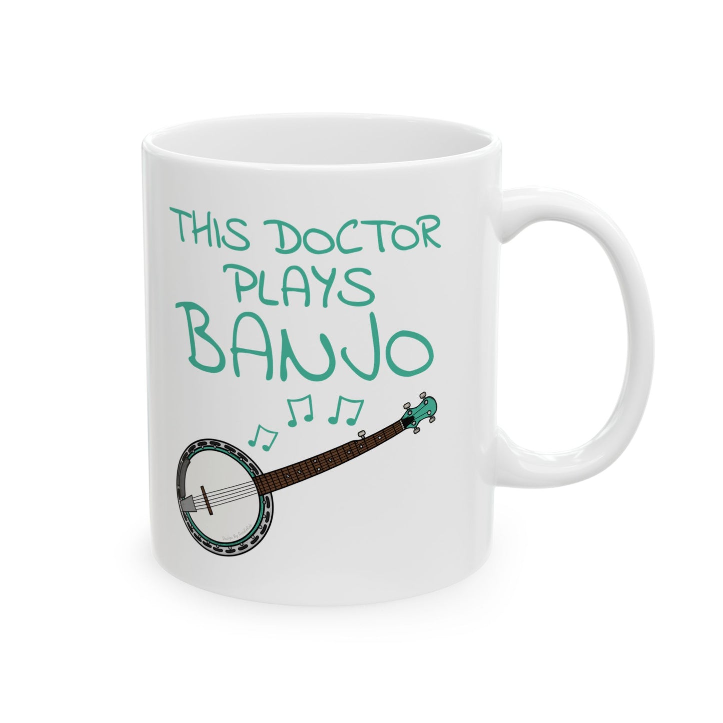 Doctor Banjo Mug - This Doctor Plays Banjo - Banjoist Gift For Doctor (USA)