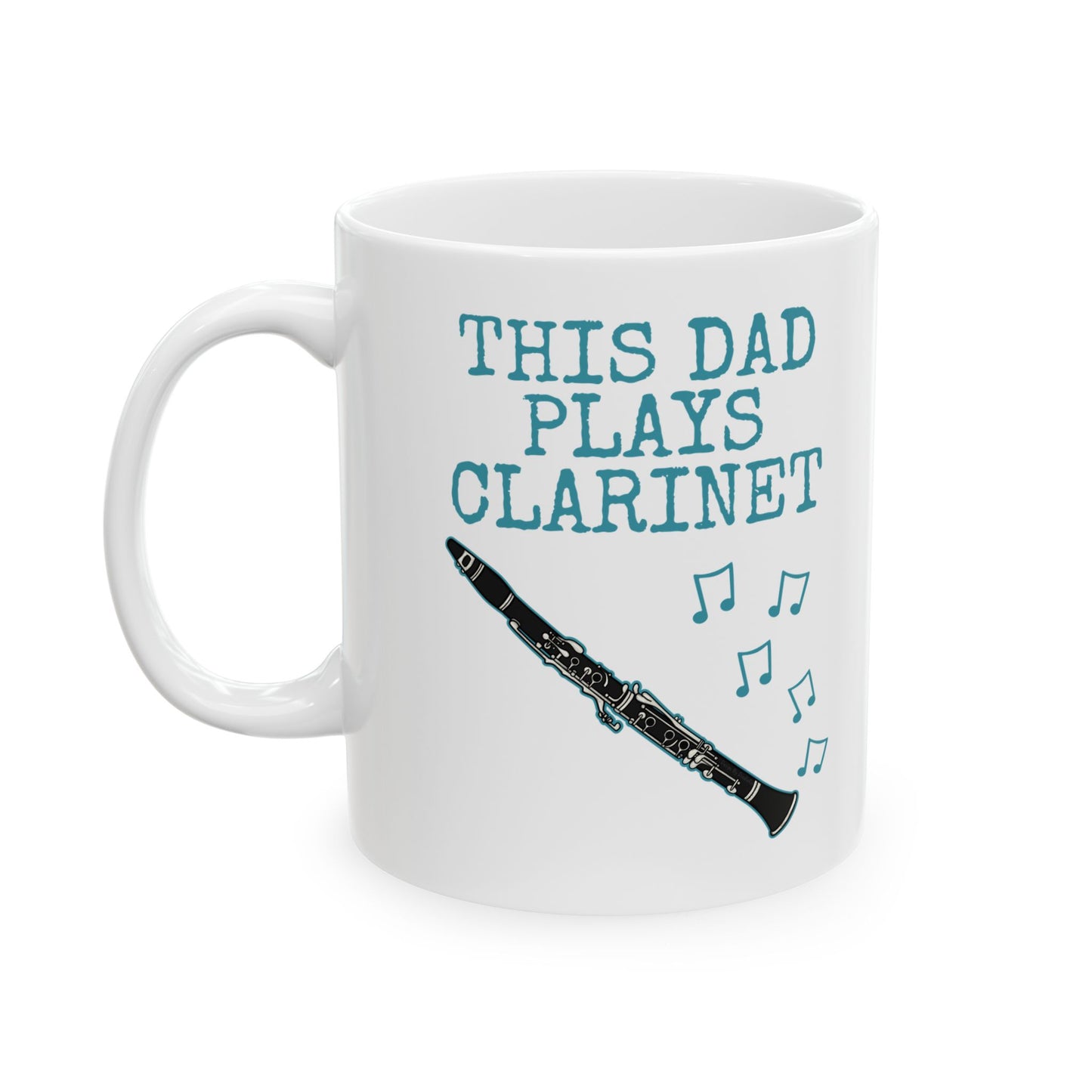 Dad Clarinet Mug - This Dad Plays Clarinet - Father's Day Clarinetist Gift (USA)