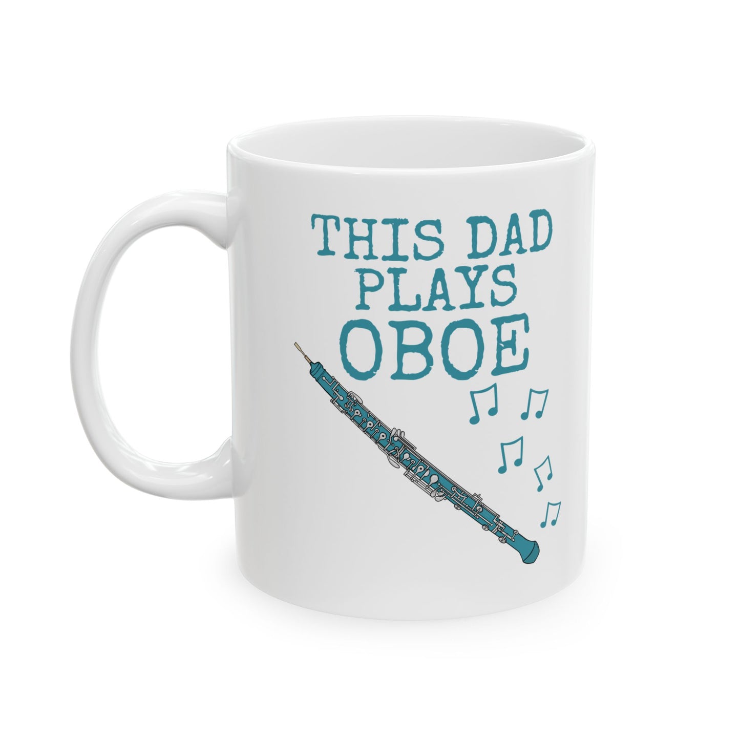 Dad Oboe Mug - This Dad Plays Oboe - Father's Day Oboist Gift (USA)
