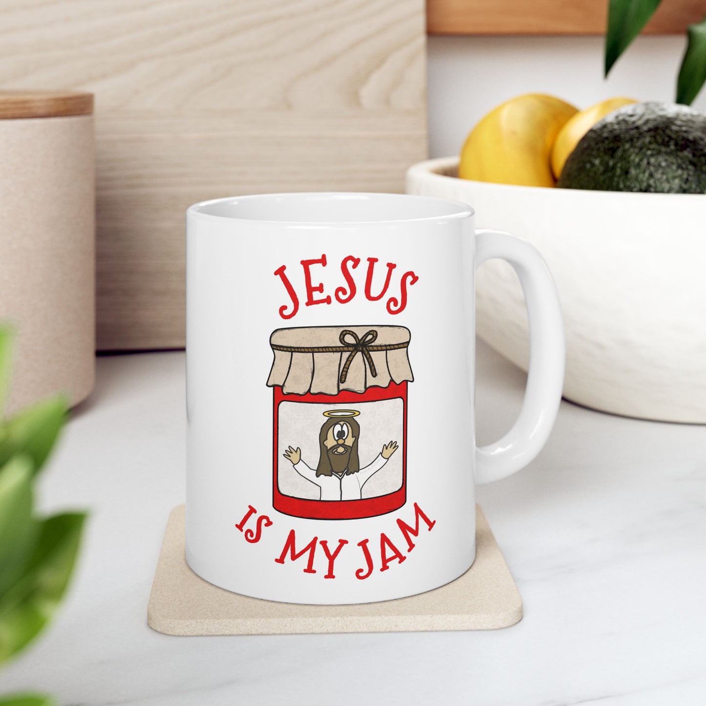 Jesus Is My Jam Mug - Christian Gift For Baker - Funny Church Gift (USA)