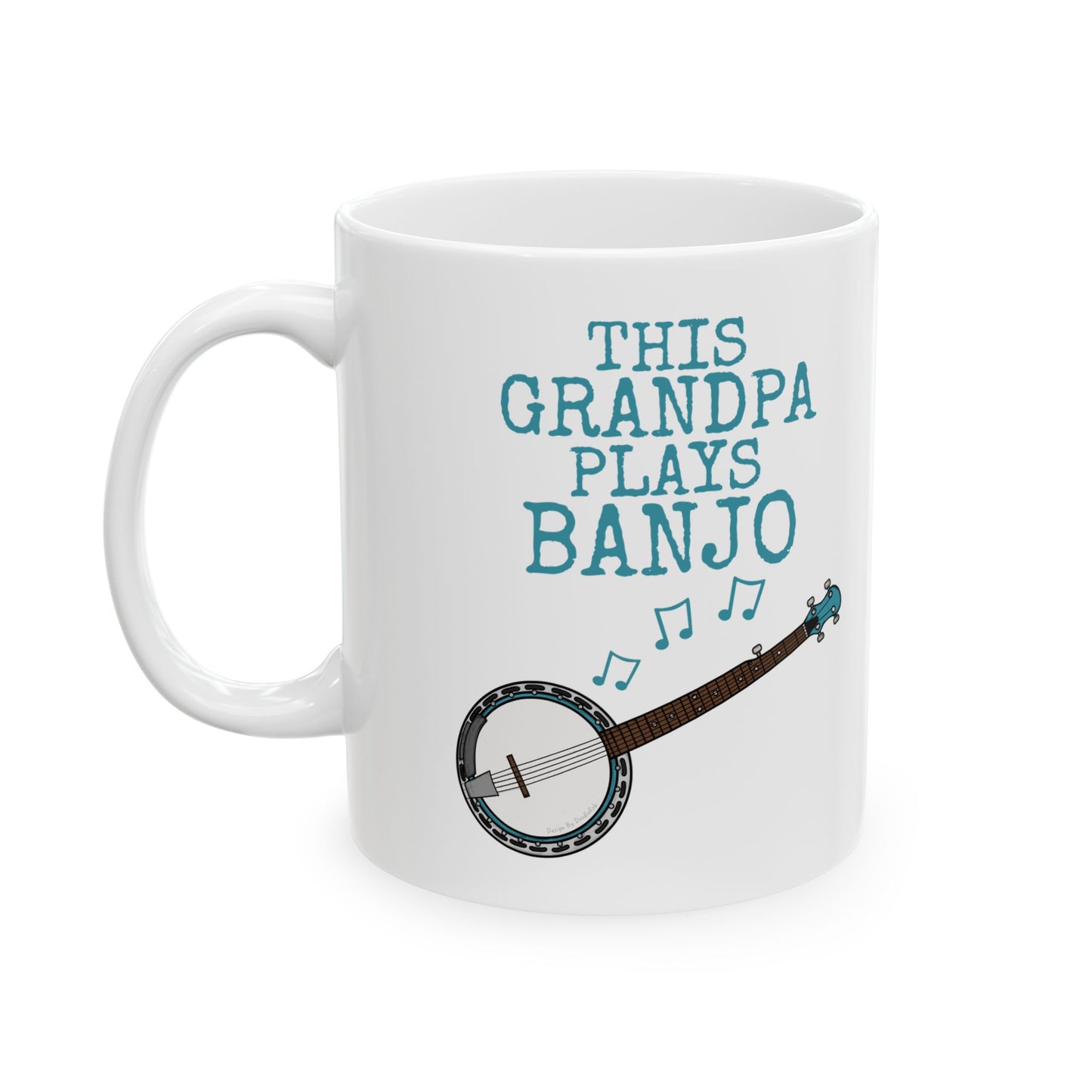 Grandpa Banjo Mug - This Grandpa Plays Banjo - Father's Day Banjoist Gift (USA)