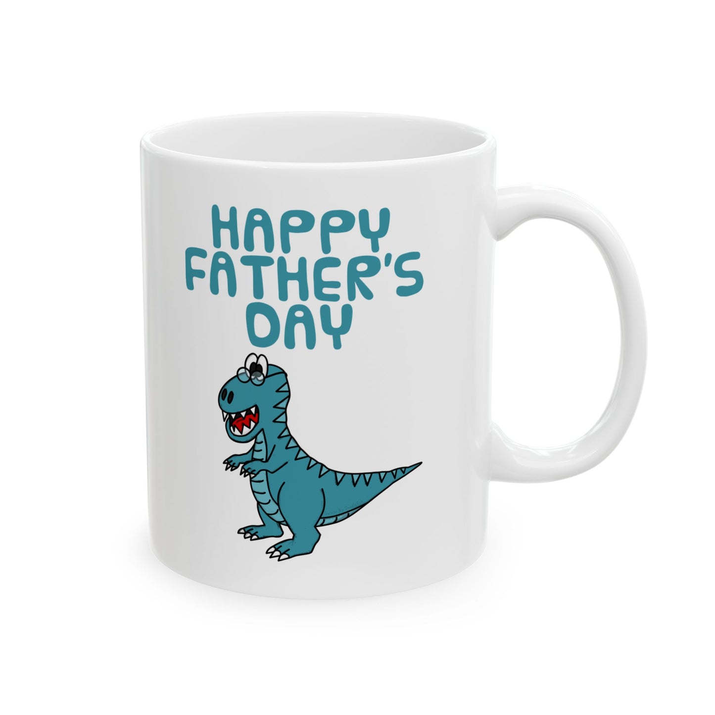 Father's Dinosaur Mug - T-Rex Mug For Dad - Funny Father's Day Gift (USA)