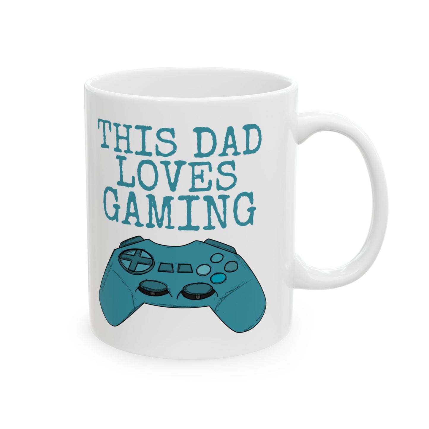 Dad Gamer Mug - This Dad Loves Gaming - Father's Day Gamer Gift For Dad (USA)