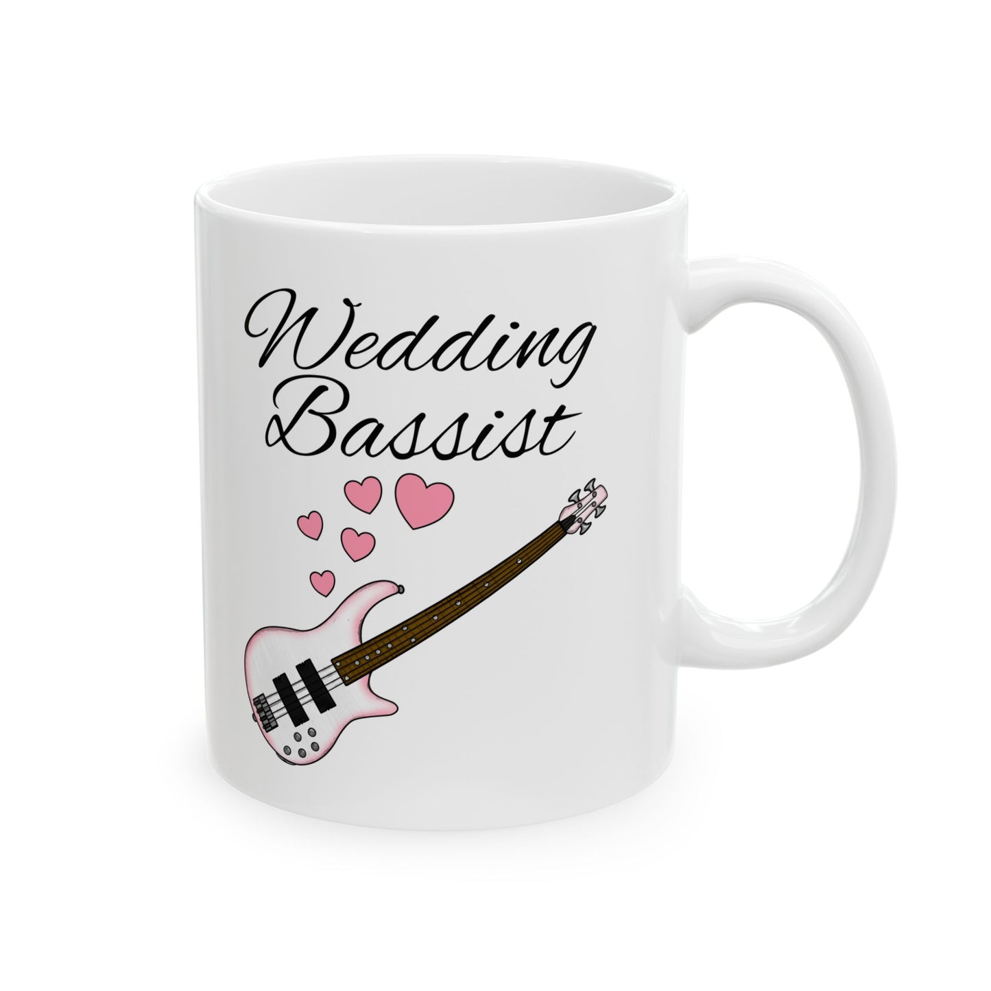 Wedding Bassist Mug - Bass Guitar Wedding Mug - Wedding Musician Gift (USA)