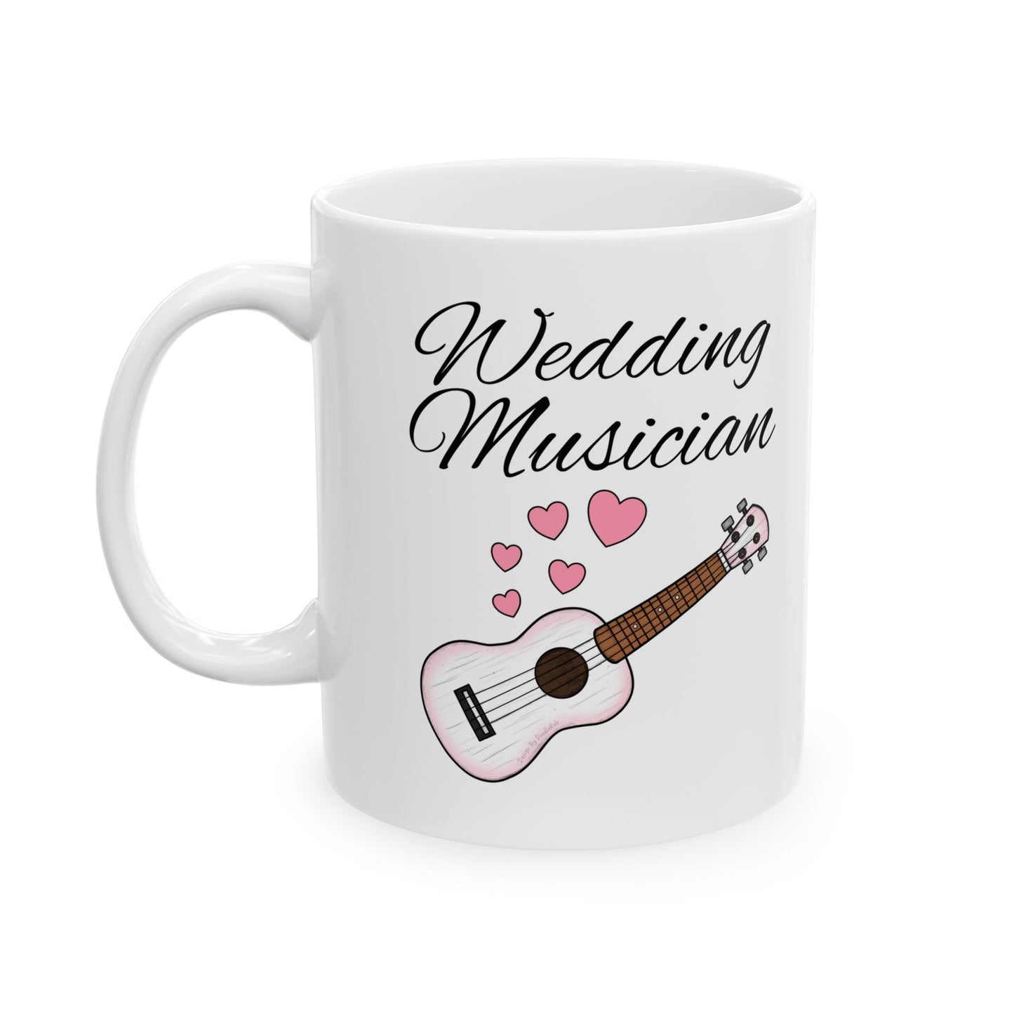 Wedding Ukulele Player Mug - Wedding Musician Gift (USA)