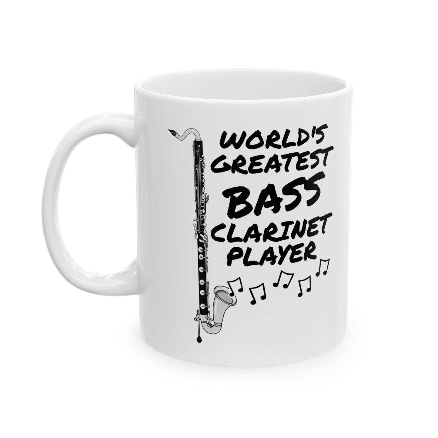Bass Clarinet Mug - World's Greatest Bass Clarinet Player - Clarinetist Gift (USA)