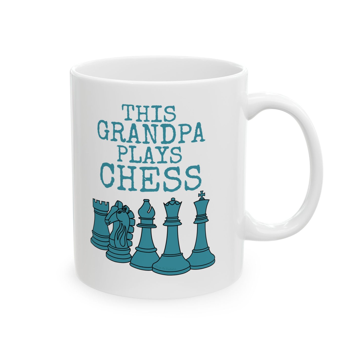 Grandpa Chess Player Mug - This Grandpa Plays Chess - Father's Day Chess Gift (USA)