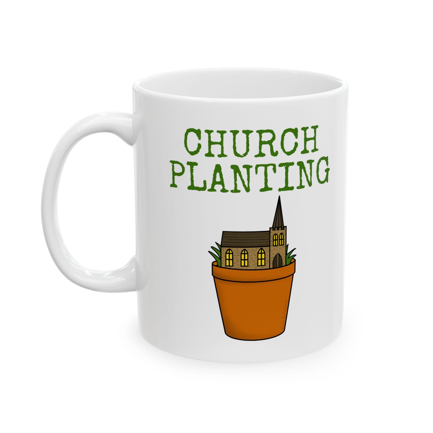 Church Planting Mug - Gift For Pastor - Funny Church Mug - Christian Gardening Gift (USA)