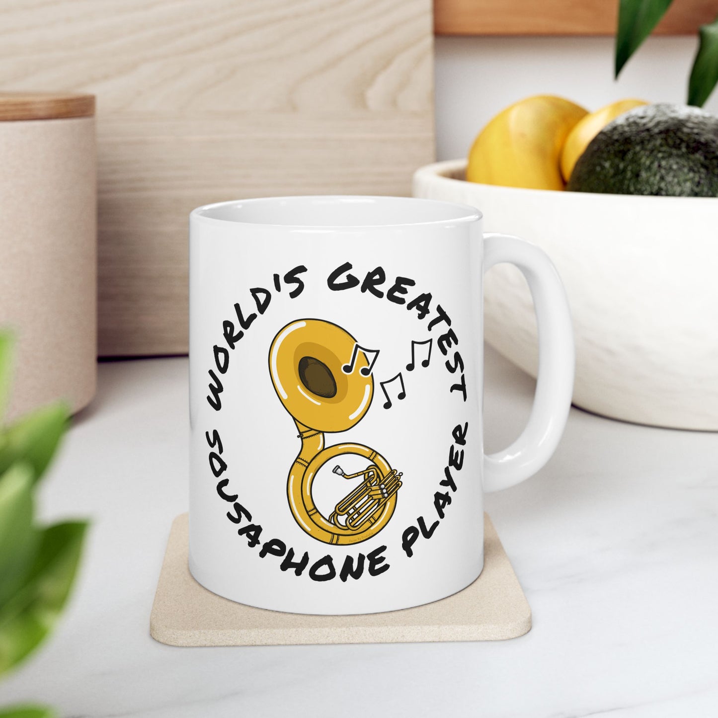 Sousaphonist Mug - World's Greatest Sousaphone Player - Brass Musician Gift (USA)