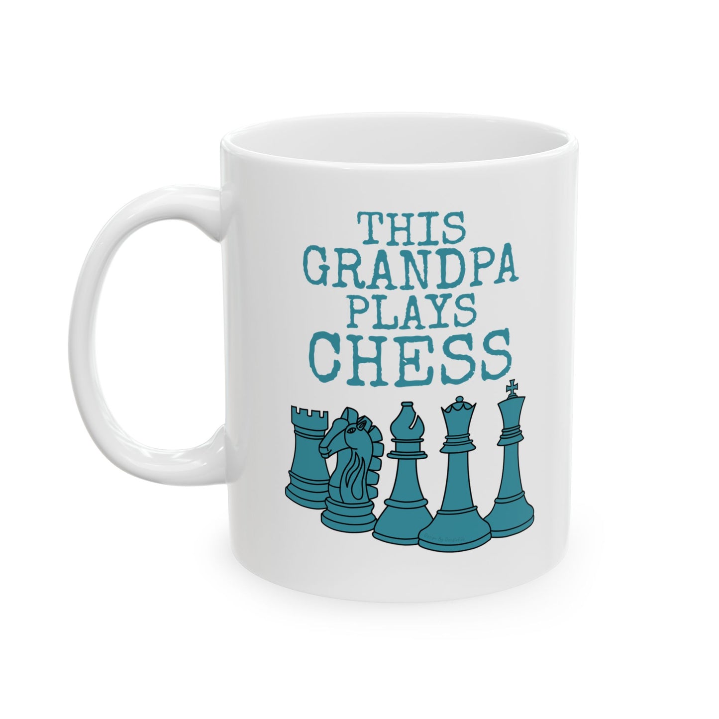 Grandpa Chess Player Mug - This Grandpa Plays Chess - Father's Day Chess Gift (USA)