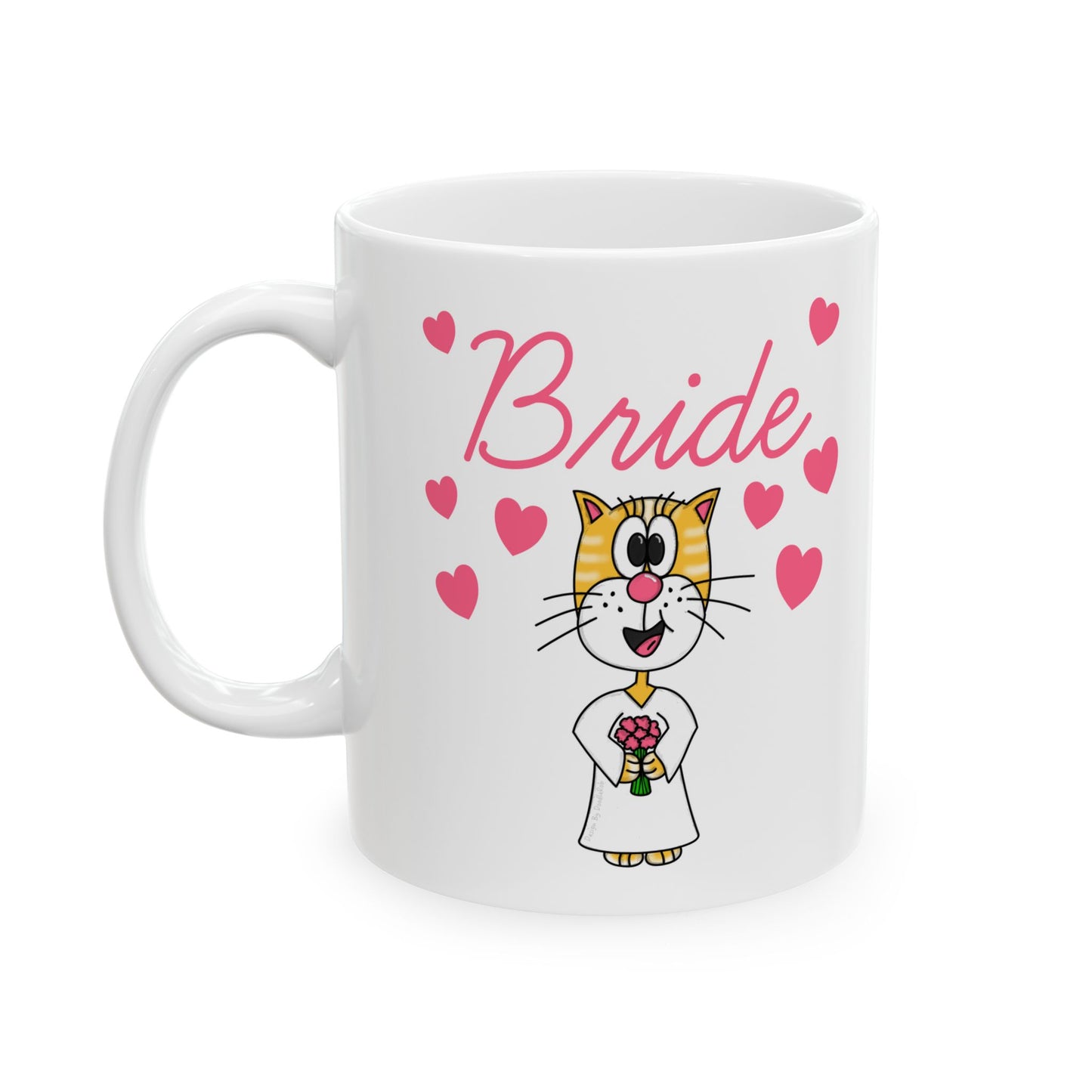 Cat Bride Mug - Bridal Gift For Cat Lover - Cat Wedding Mug - Cute Bachelorette Gift (USA)