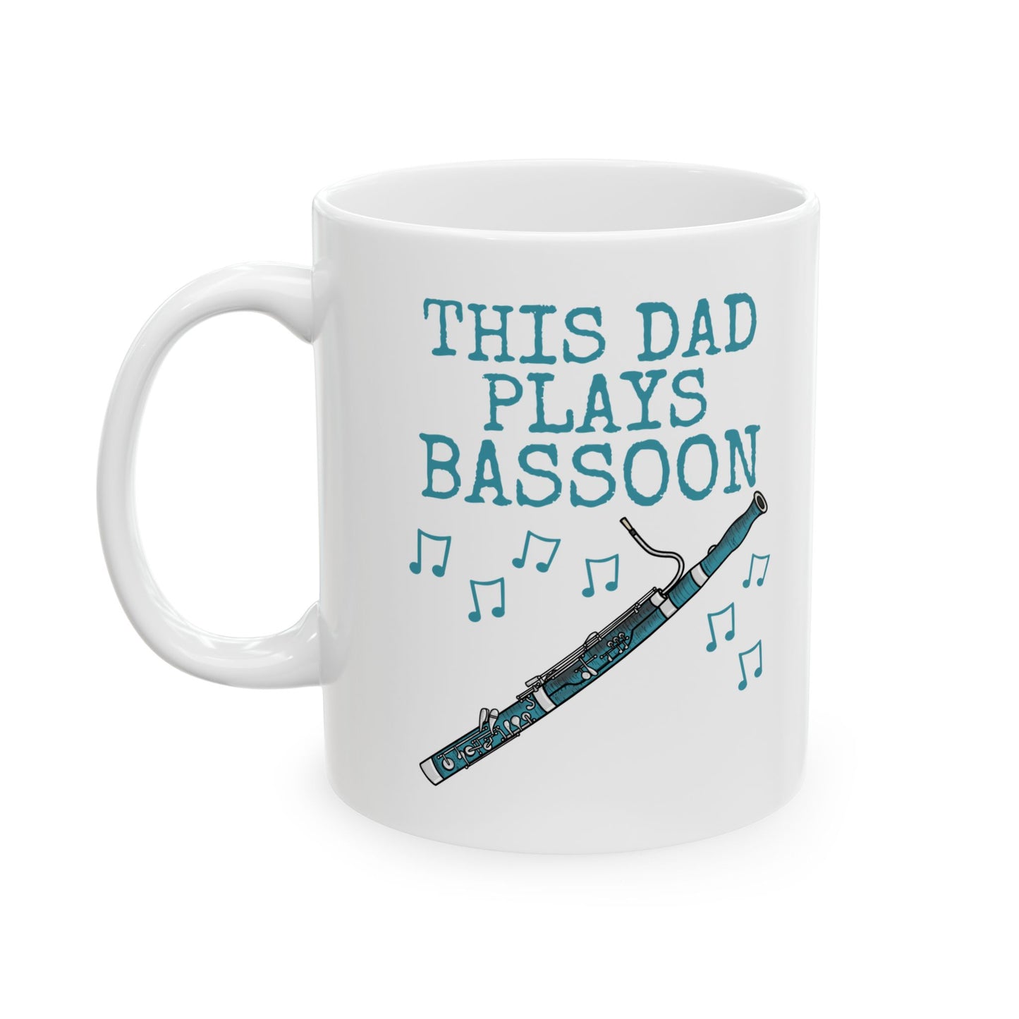 Dad Bassoon Mug - This Dad Plays Bassoon - Father's Day Bassoonist Gift (USA)
