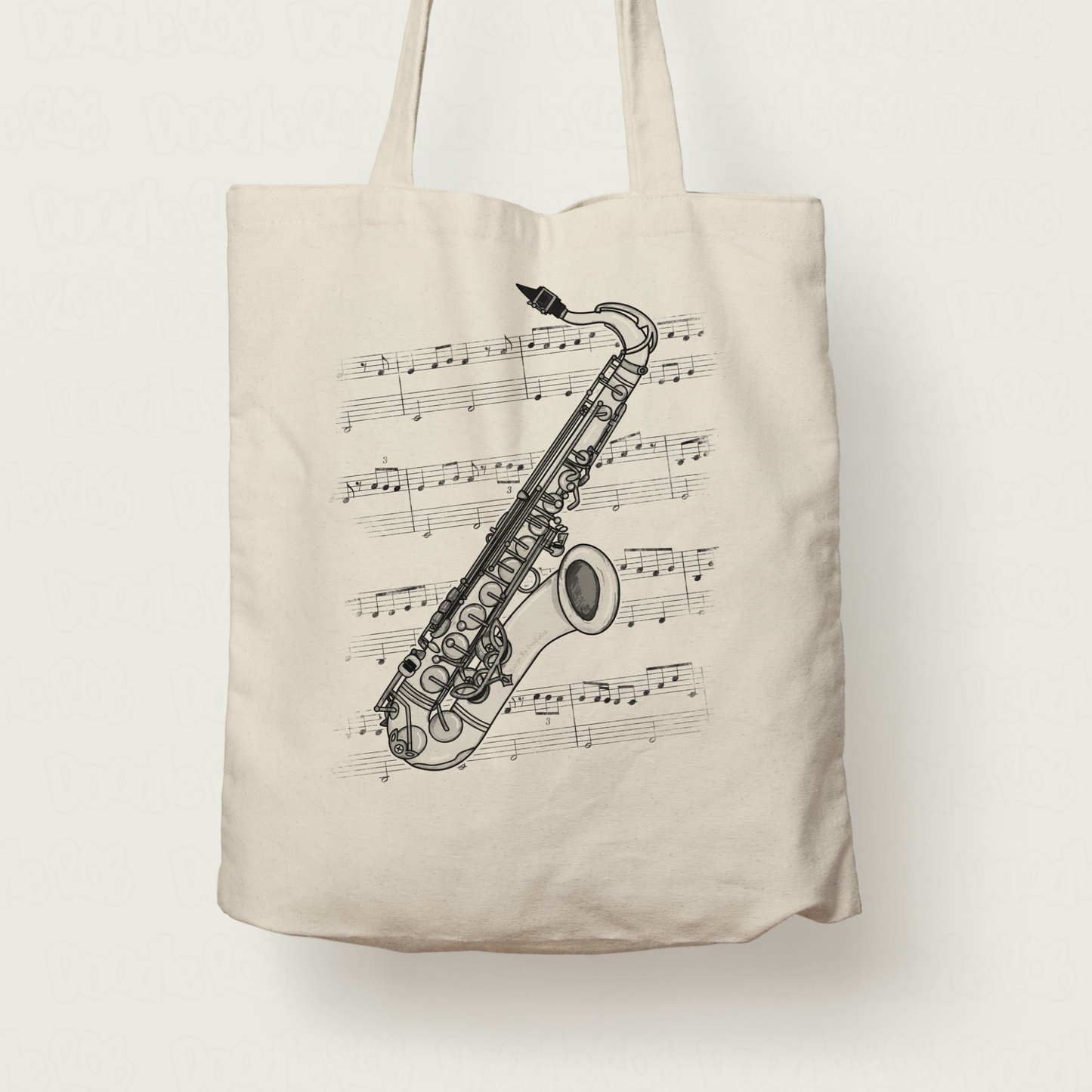 Saxophone Tote Bag - Gift For Saxophonist - Sax Player Tote Bag - Woodwind Musician Gift (USA)