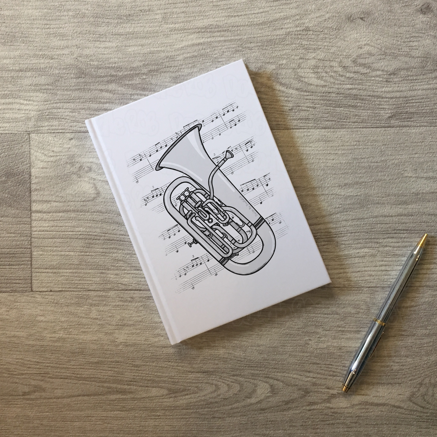 Euphonium Lined Journal - Euphoniumist Notebook - Brass Musician Gift (USA)