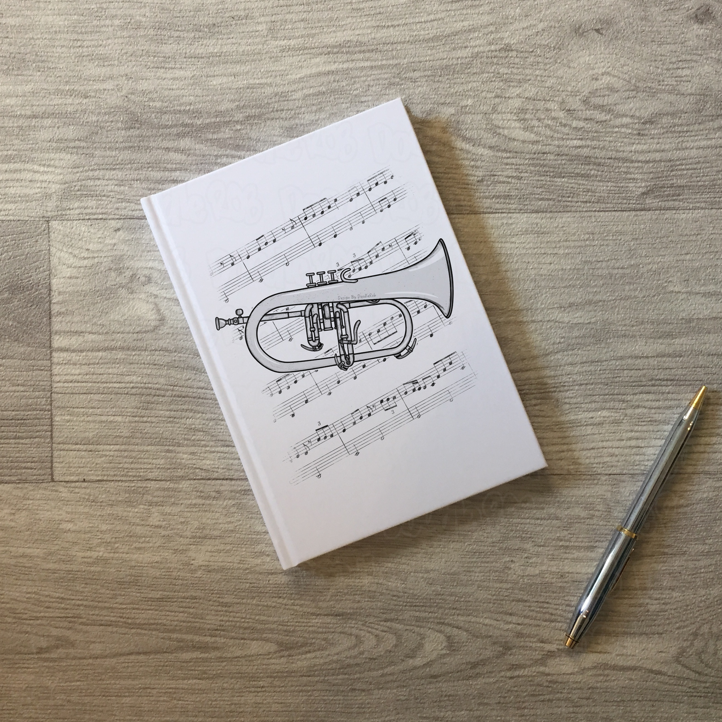 Flugelhorn Lined Journal - Horn Player Notebook - Brass Musician Gift (USA)