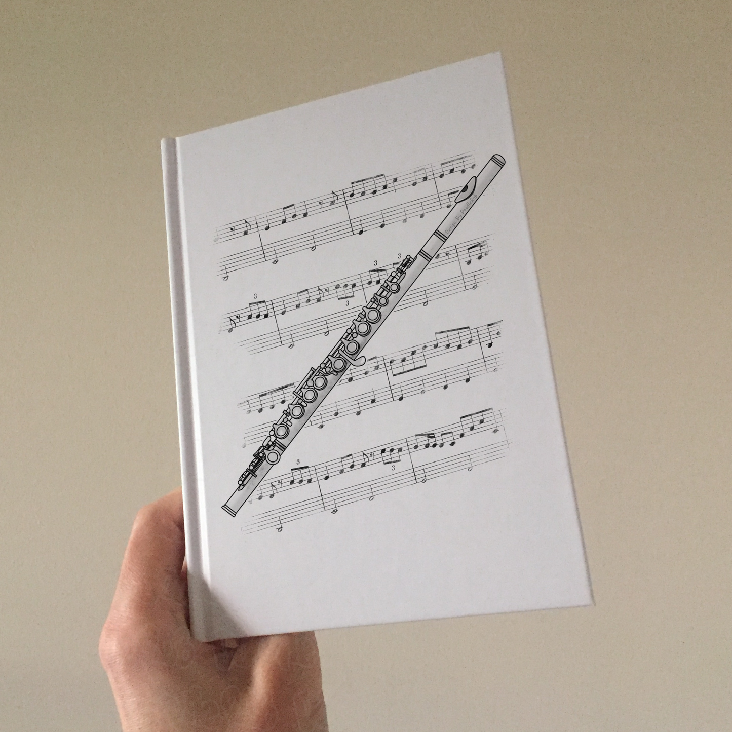 Flute Lined Journal - Flutist Notebook - Woodwind Musician Gift (USA)