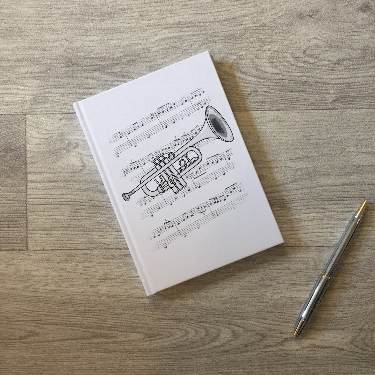 Trumpet Lined Journal - Trumpeter Notebook - Brass Musician Gift (USA)