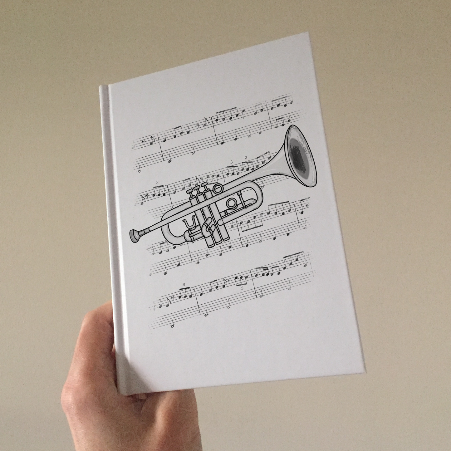 Trumpet Lined Journal - Trumpeter Notebook - Brass Musician Gift (USA)