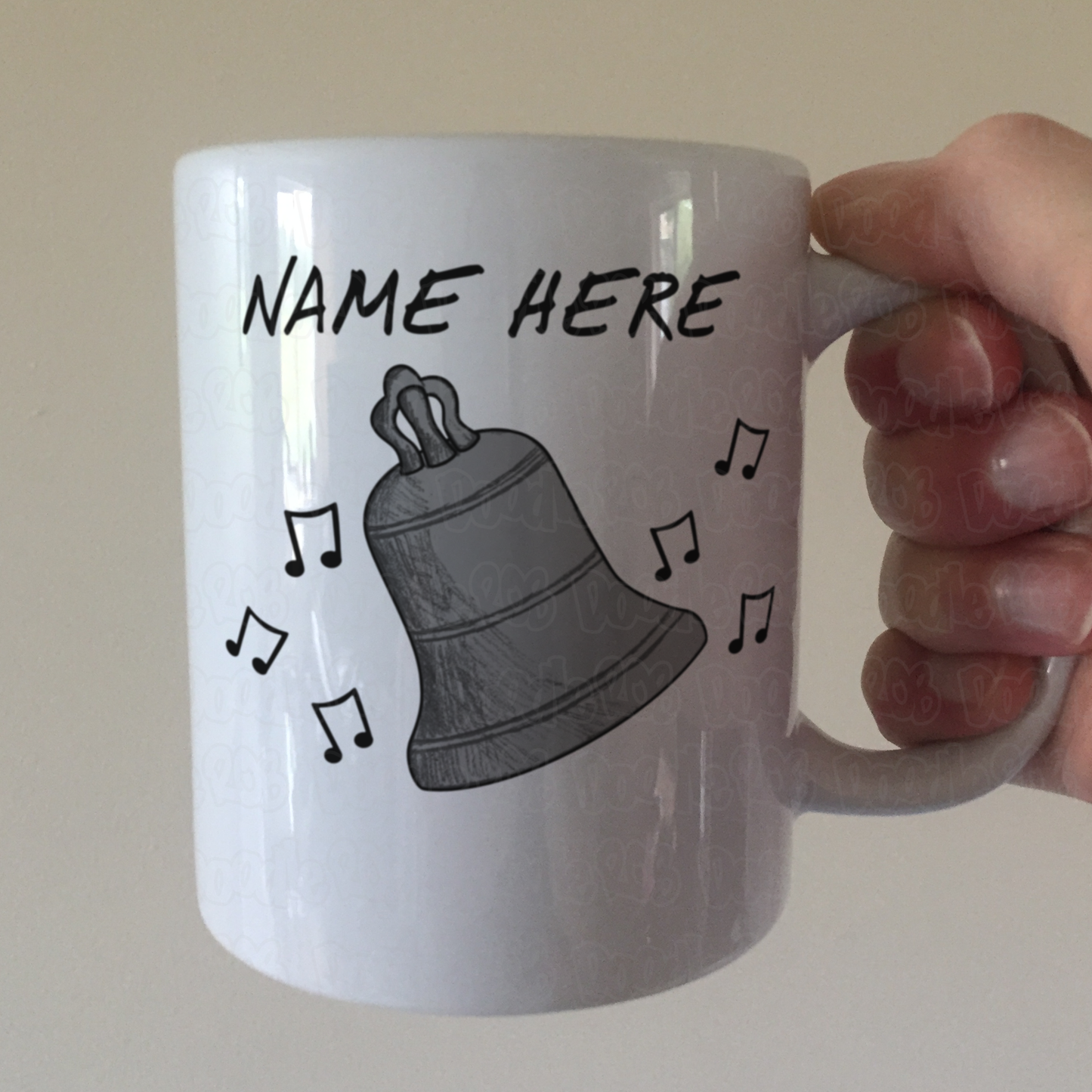 Bell Ringer Personalised Mug - Bell Ringing Custom Gift - Church Musician Gift
