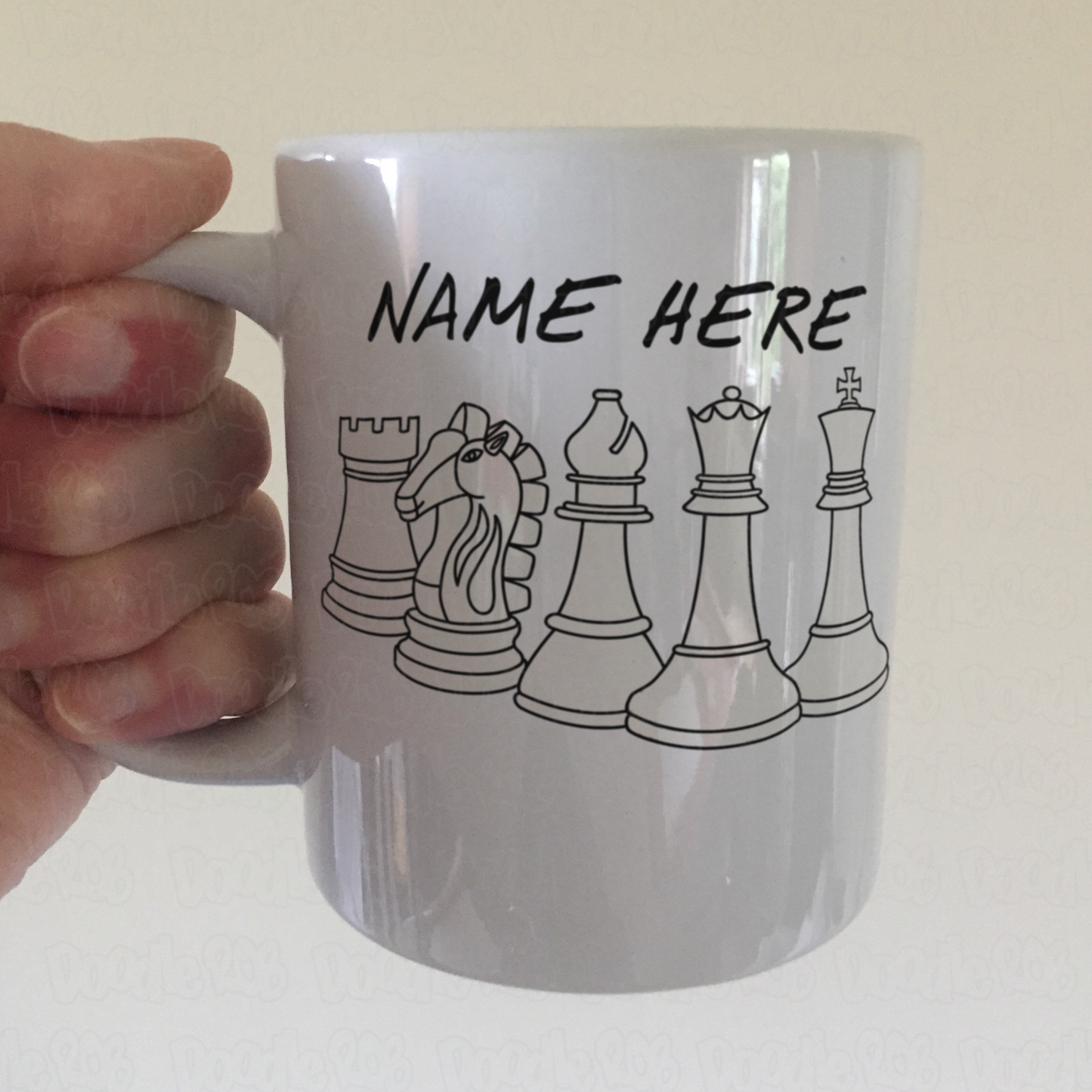 Chess Personalised Mug - Custom Gift For Chess Player - Chess Teacher Gift