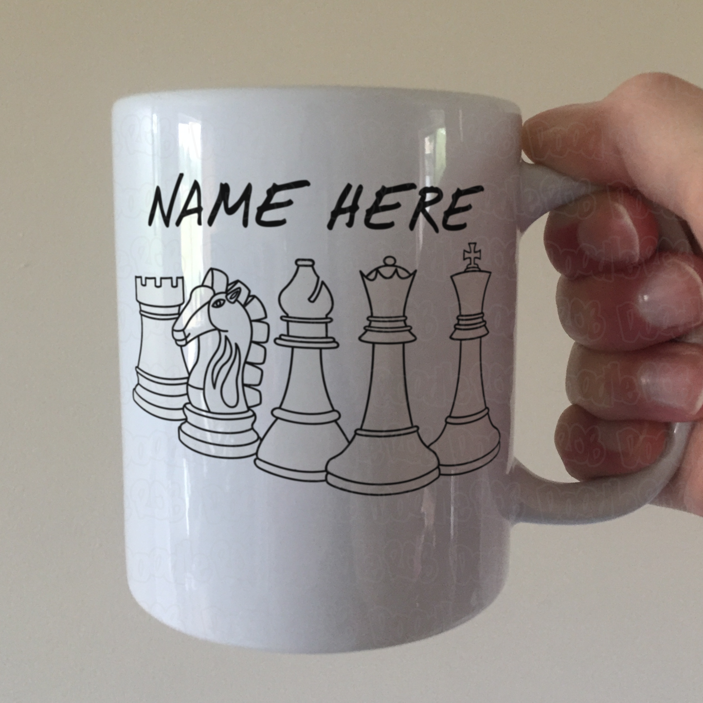 Chess Personalised Mug - Custom Gift For Chess Player - Chess Teacher Gift