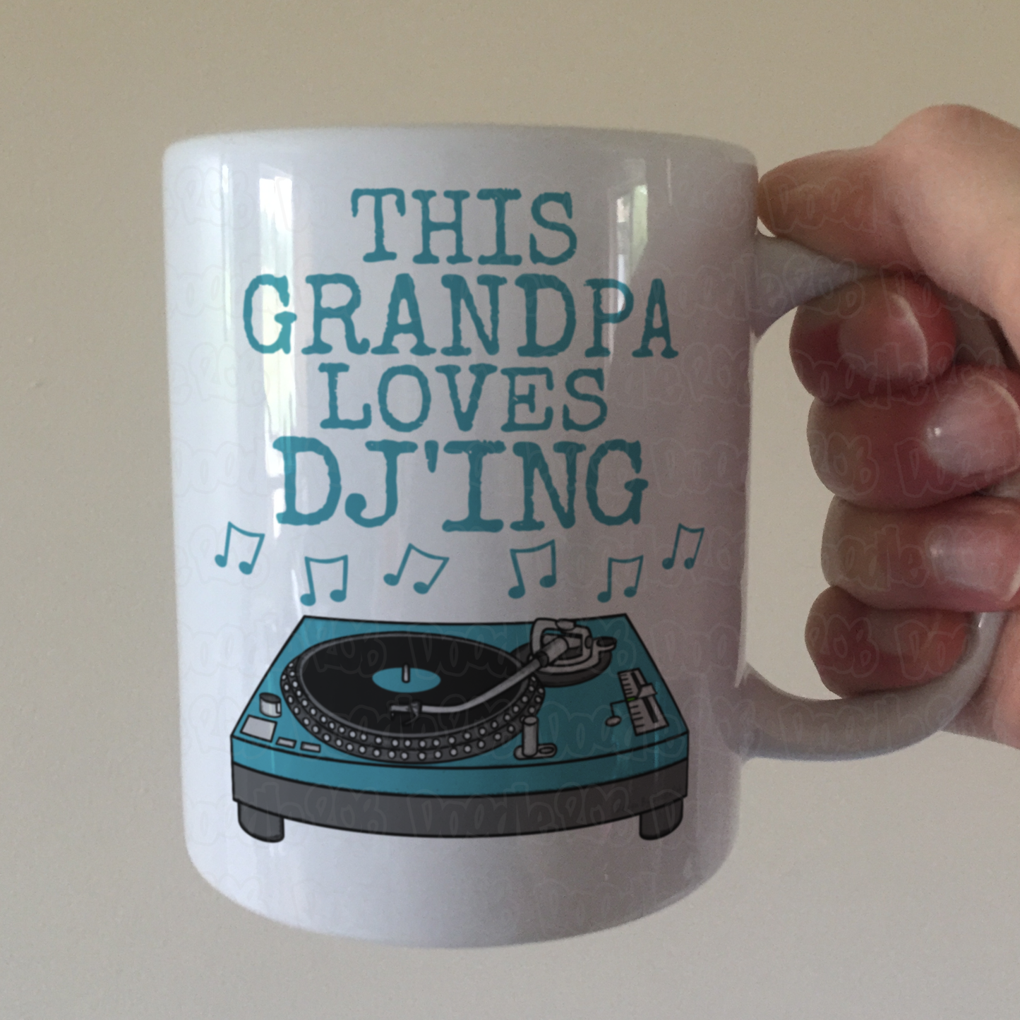 DJ Father's Day Mug - This Grandpa Loves DJ'ing - Music Producer Musician Gift