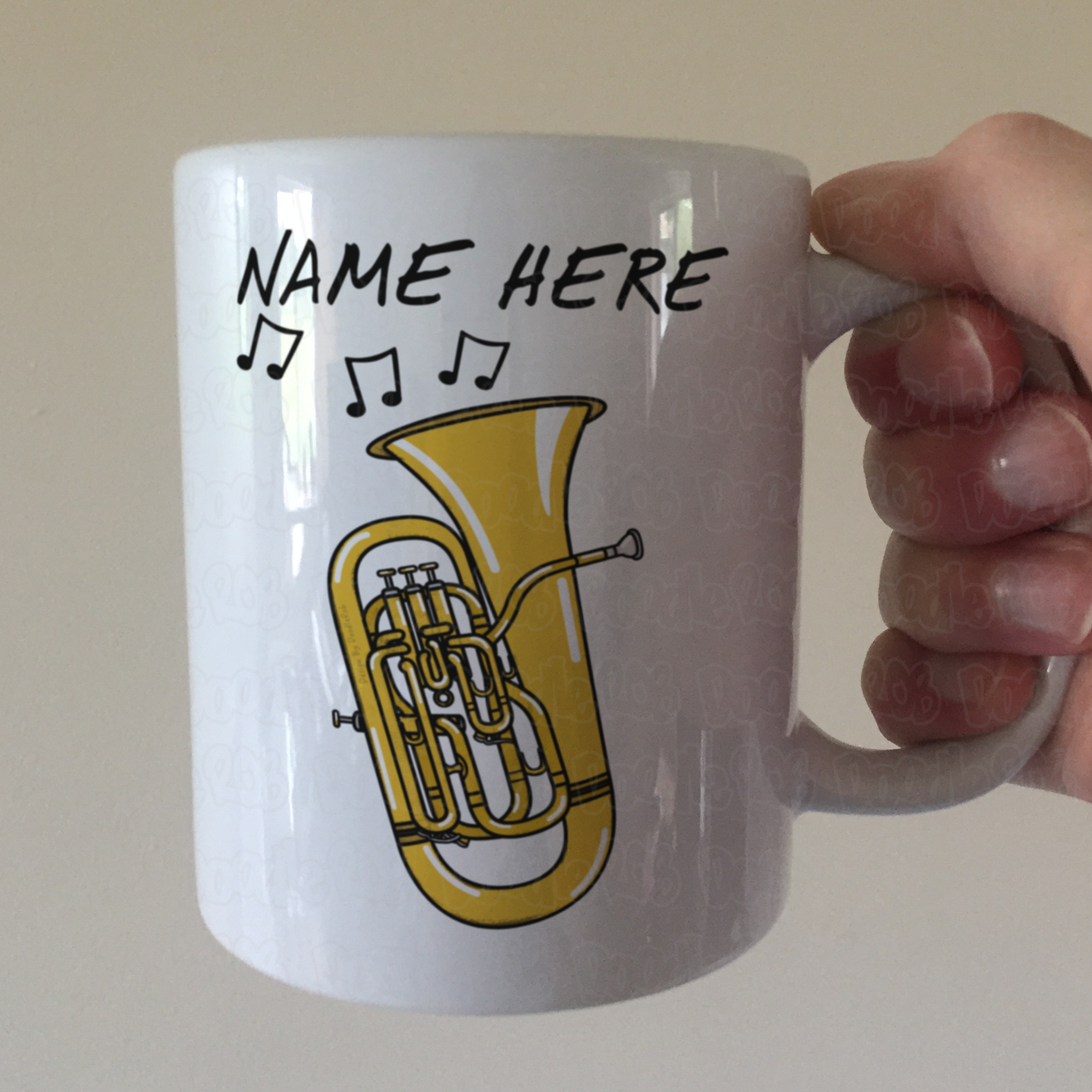 Euphonium Personalised Mug - Custom Euphonium Mug - Gift For Brass Musician