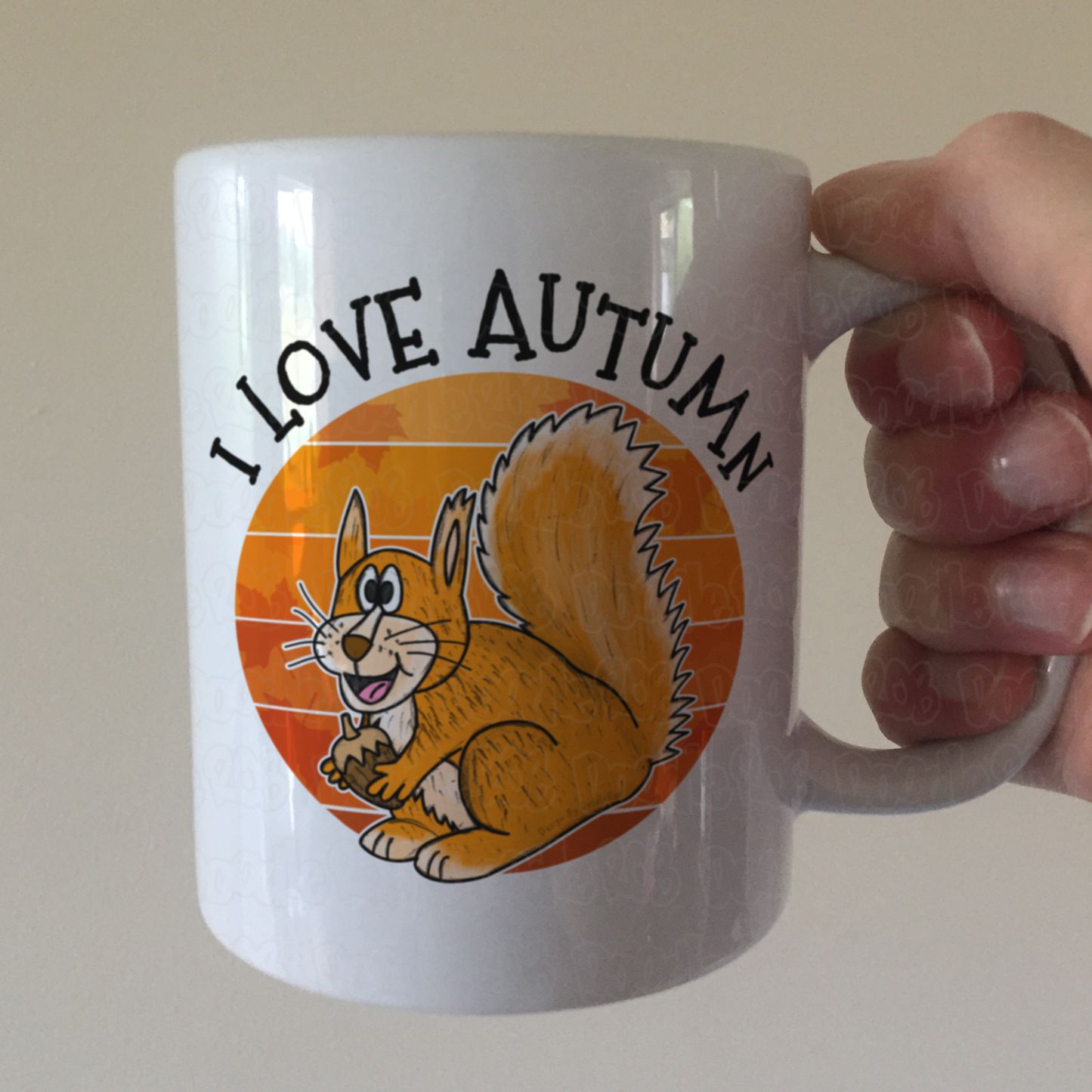 Autumn Squirrel Mug - Nature Lover Mug - Autumn Gift For Her