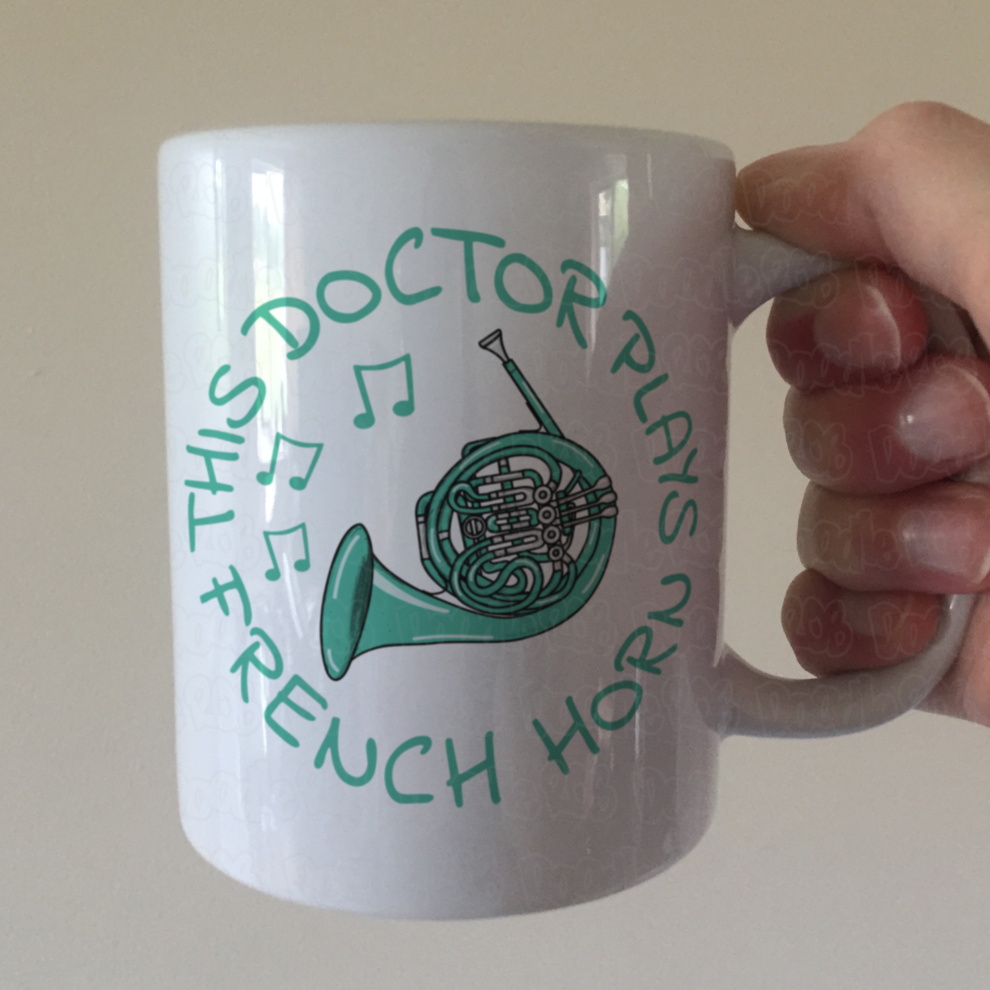 Doctor French Horn Mug - This Doctor Plays French Horn - Brass Musician Gift For Doctor