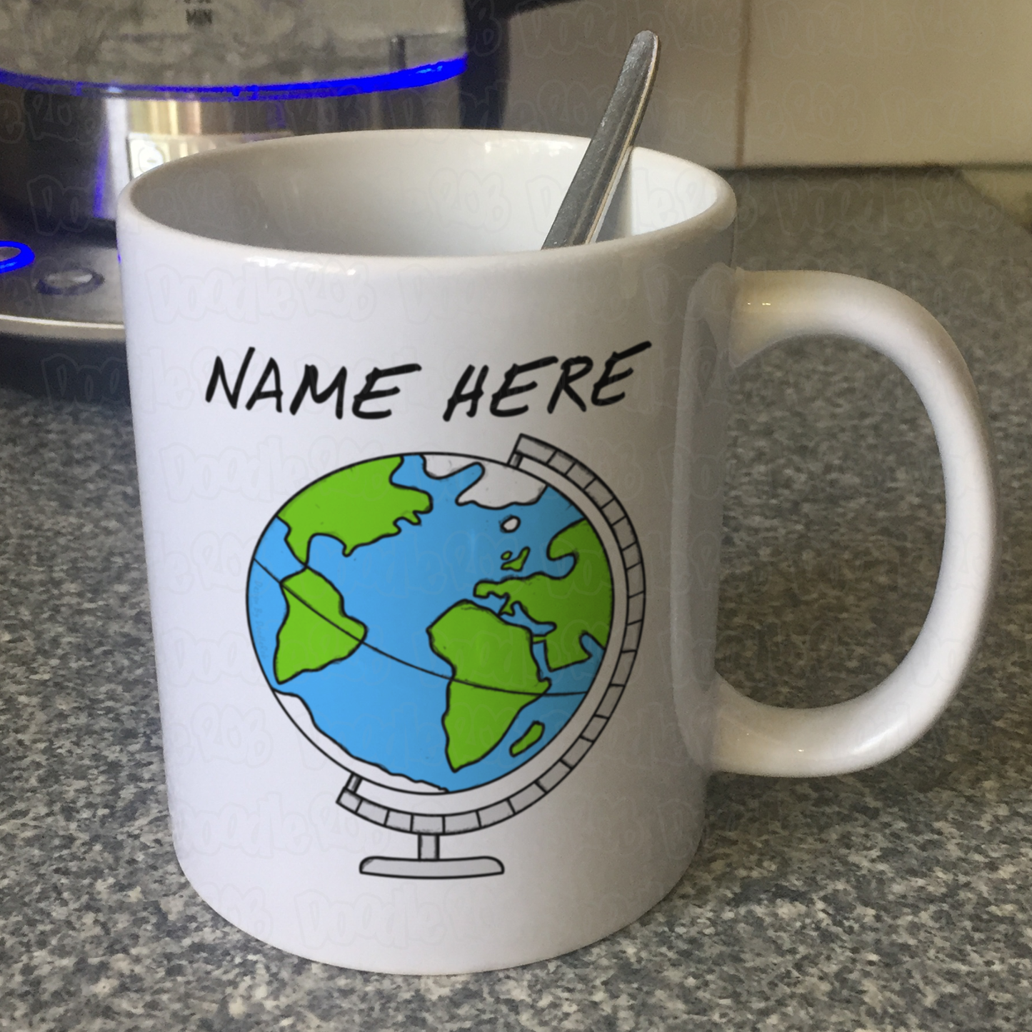 Geography Personalised Mug - Custom Gift For Travel Enthusiast - Geography Teacher Gift