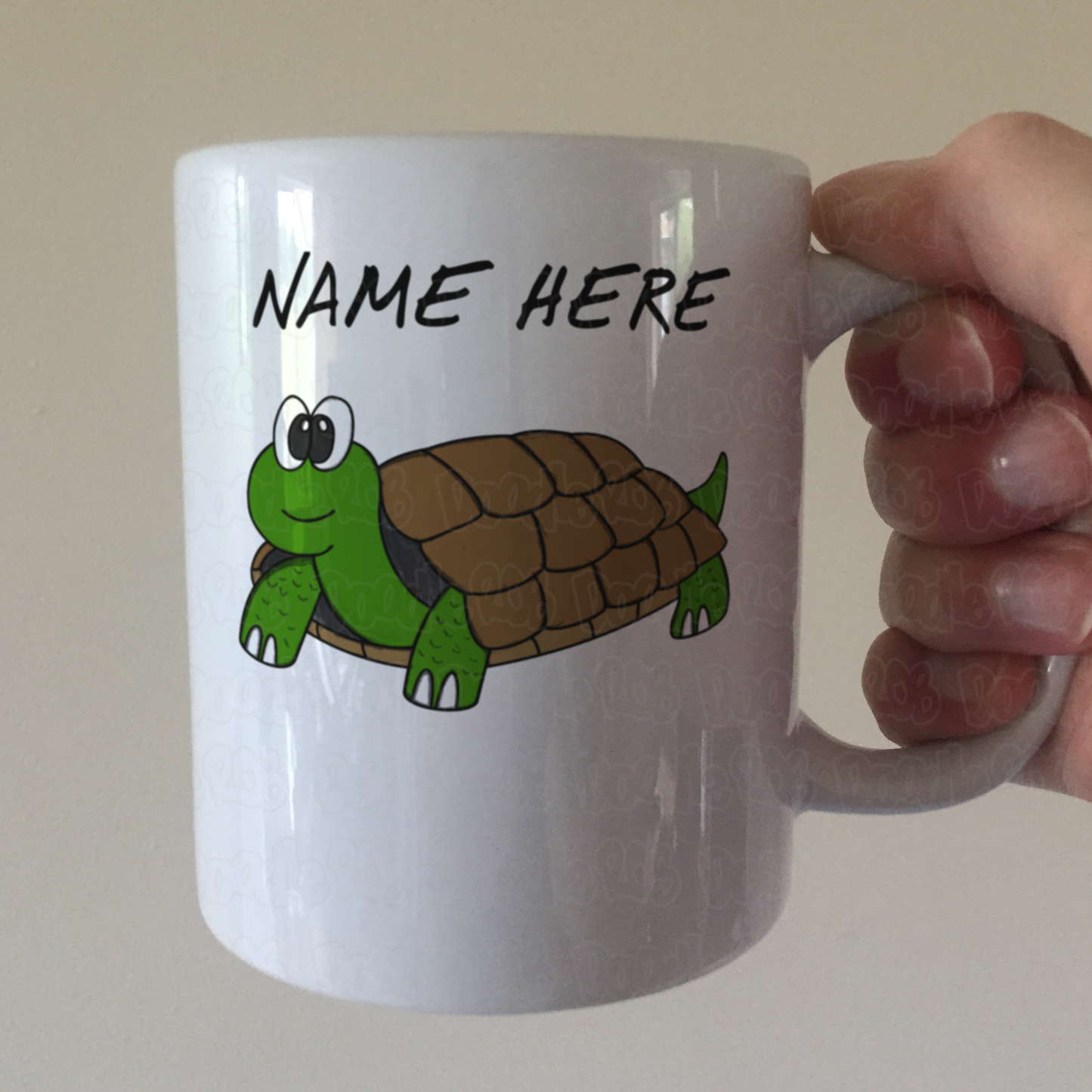 Tortoise Personalised Mug - Custom Animal Lover Mug - Gift For Pet Tortoise Owner