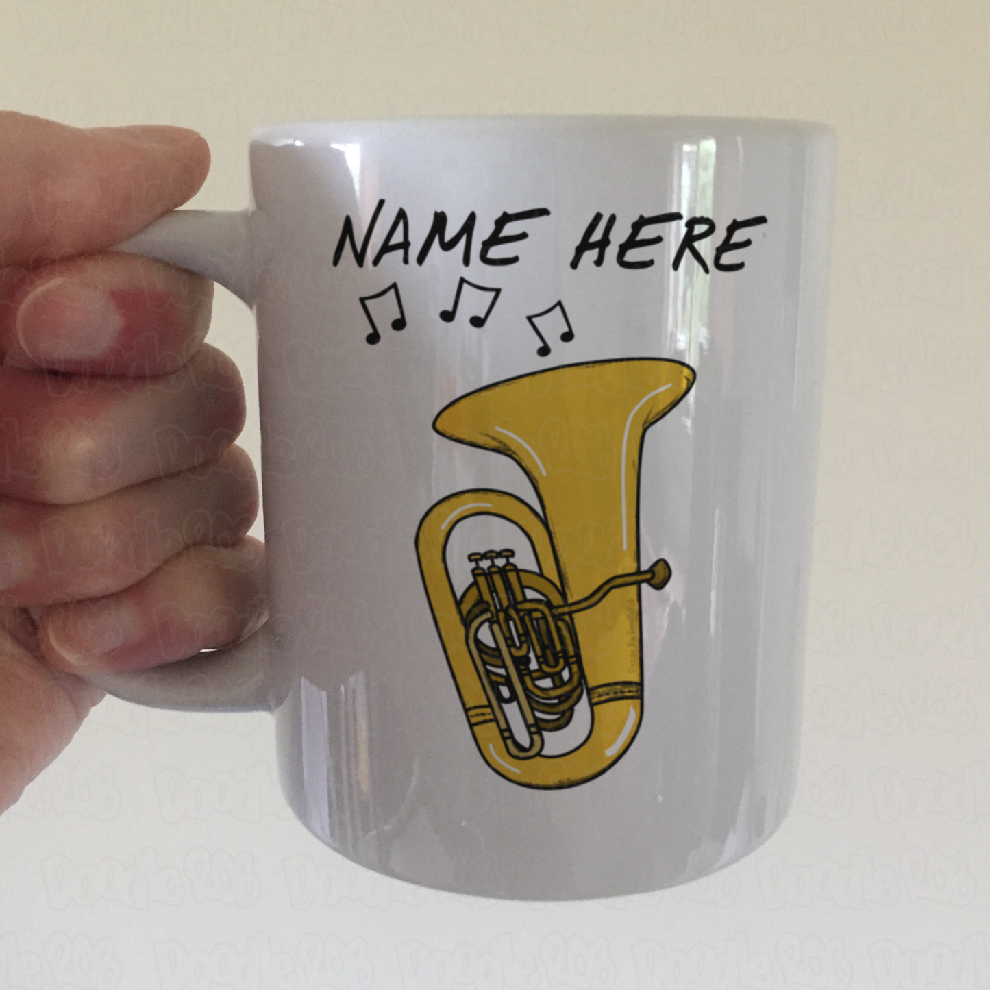 Tuba Personalised Mug - Tubaist Custom Mug - Brass Teacher Gift