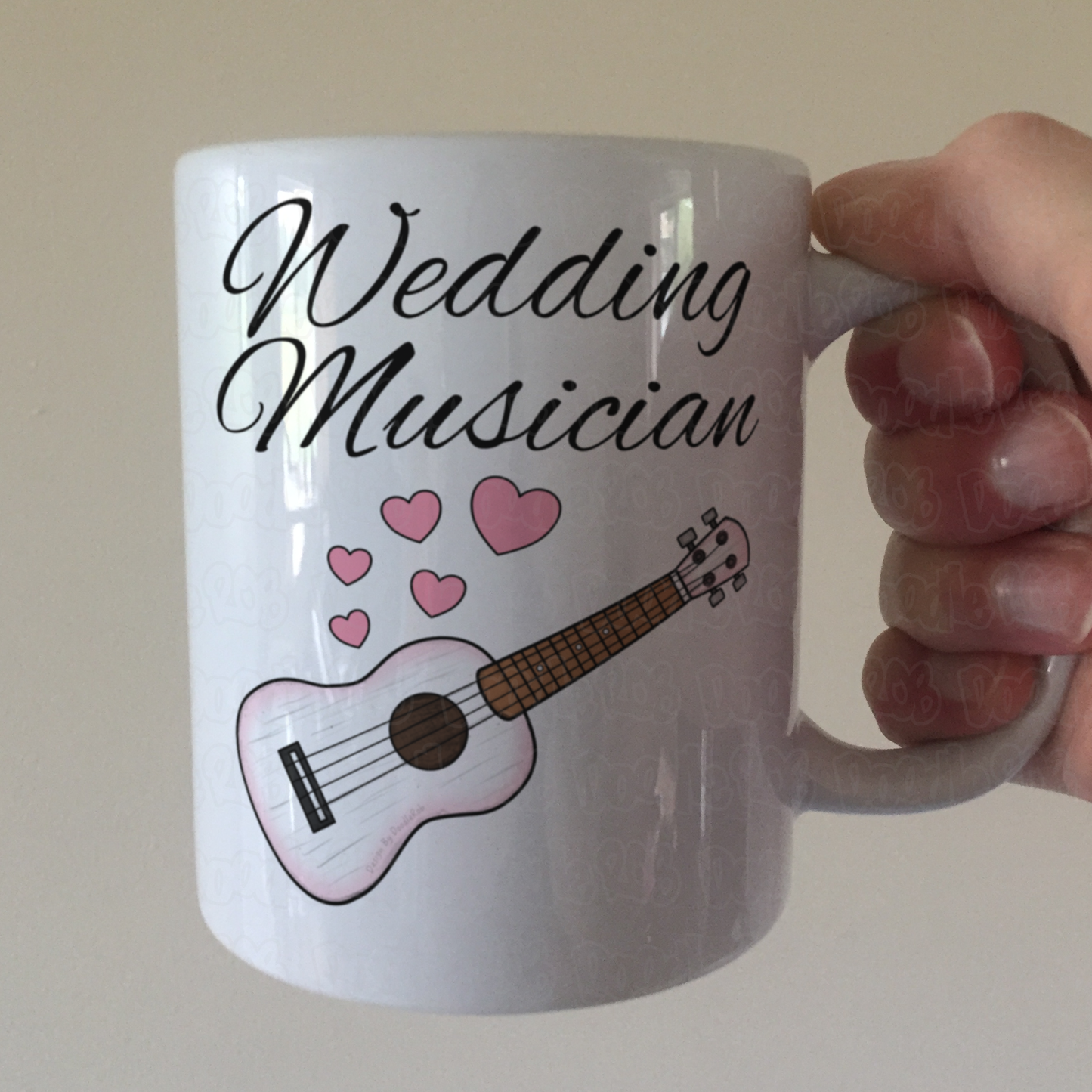 Ukulele Wedding Mug - Uke Player Musician Gift