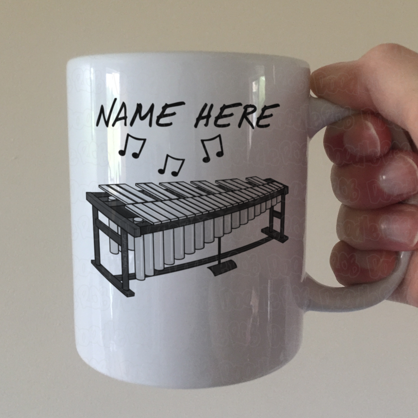 Vibraphone Personalised Mug - Vibraphonist Custom Mug - Percussion Teacher Gift