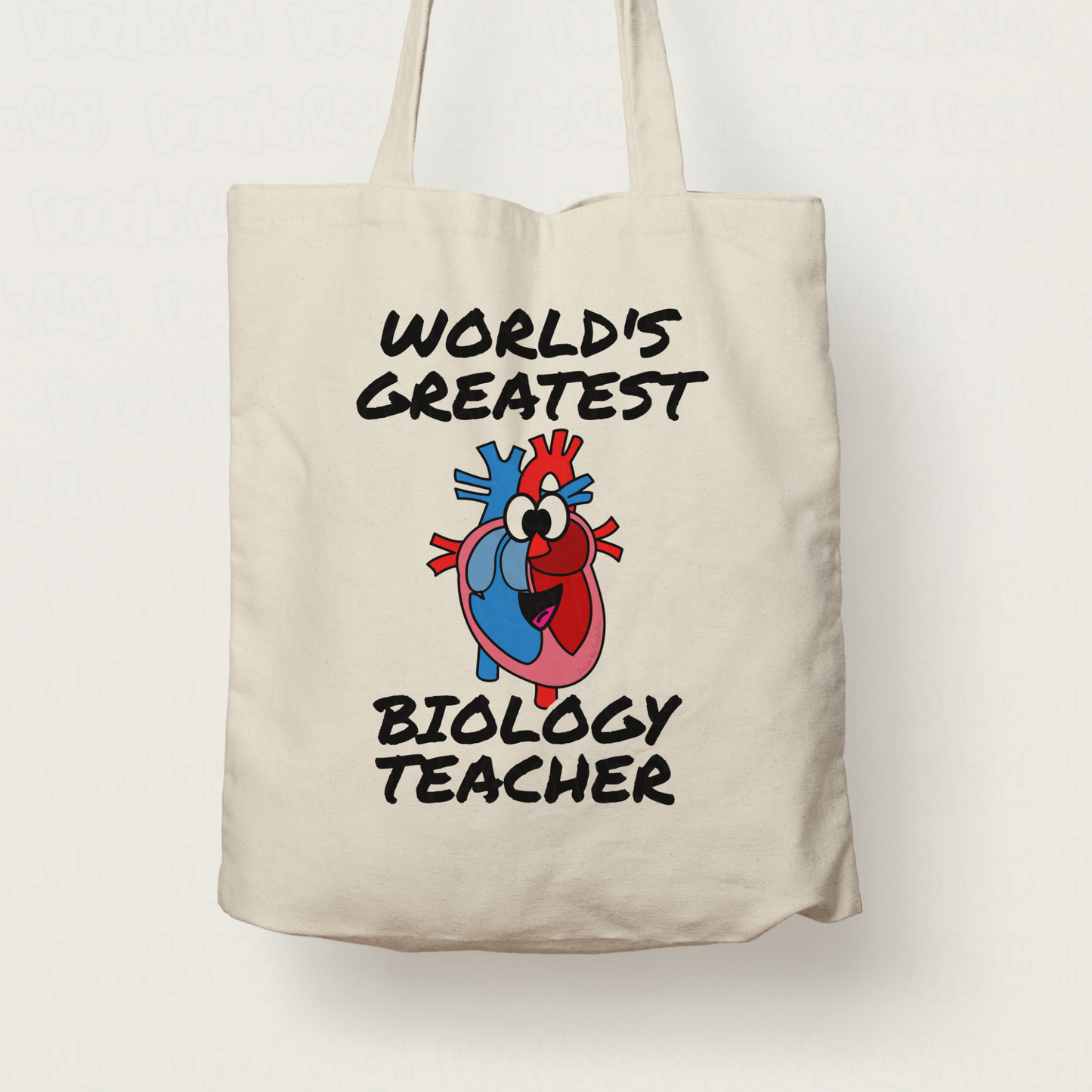 Biology Teacher Tote Bag - World's Greatest Biology Teacher - Science Teacher Gift