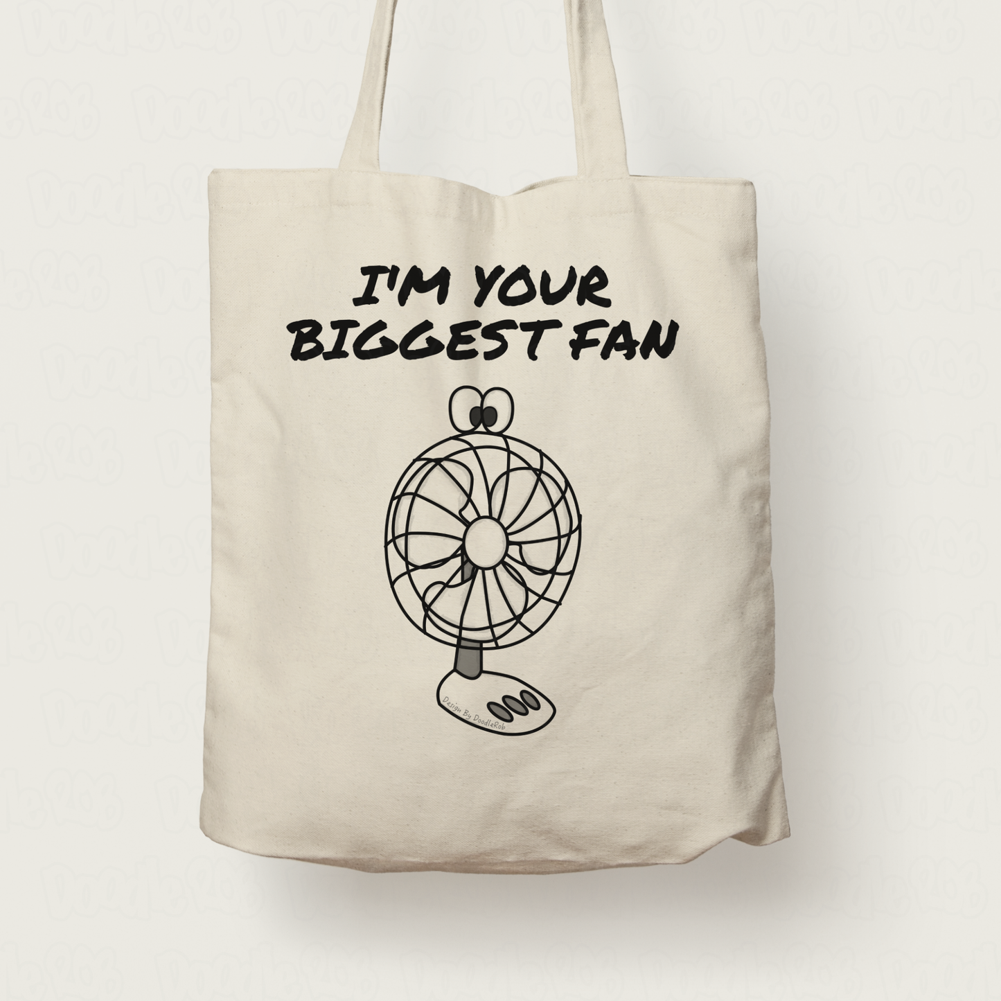 Funny Desk Fan Tote Bag - I'm Your Biggest Fan - Sport Fan Gift - Joke Gift For Her