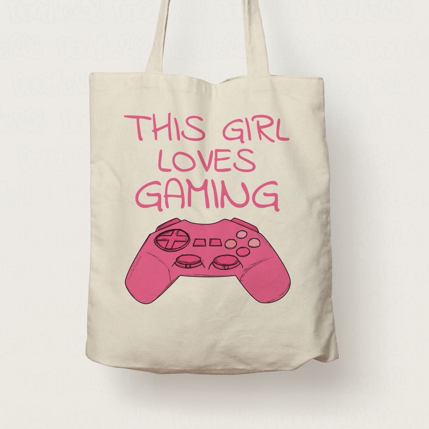 Women's Video Gamer Tote Bag - This Girl Loves Gaming - Gamer Gift For Her
