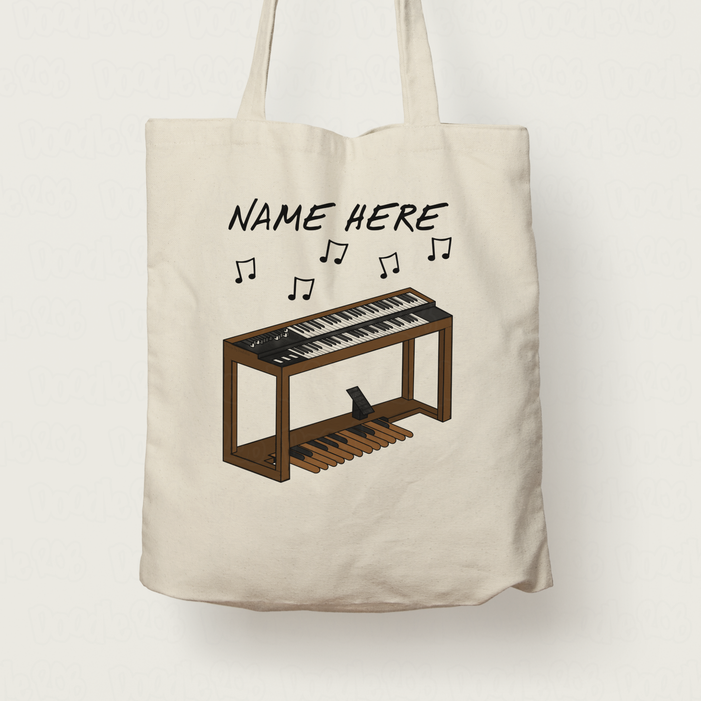 Organist Personalised Tote Bag - Gift For Jazz Organist - Organ Teacher Gift - Rock Organ Tote Bag