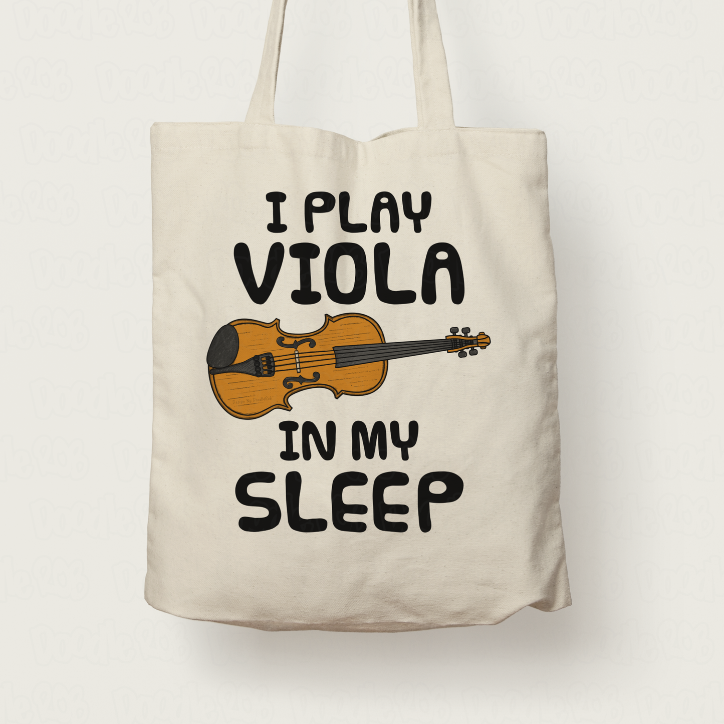 Funny Viola Tote Bag - I Play Viola In My Sleep - Violist Musician Gift