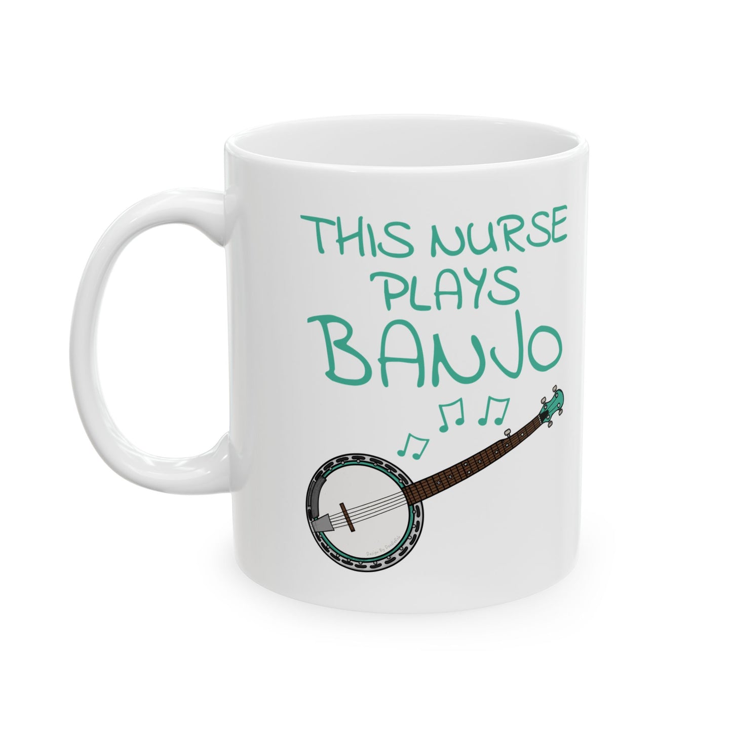 Nurse Banjo Mug - This Nurse Plays Banjo - Banjoist Gift For Nurse (USA)
