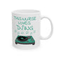 Nurse DJ Mug - This Nurse Loves DJ'ing - Musician Gift For Nurse (USA)